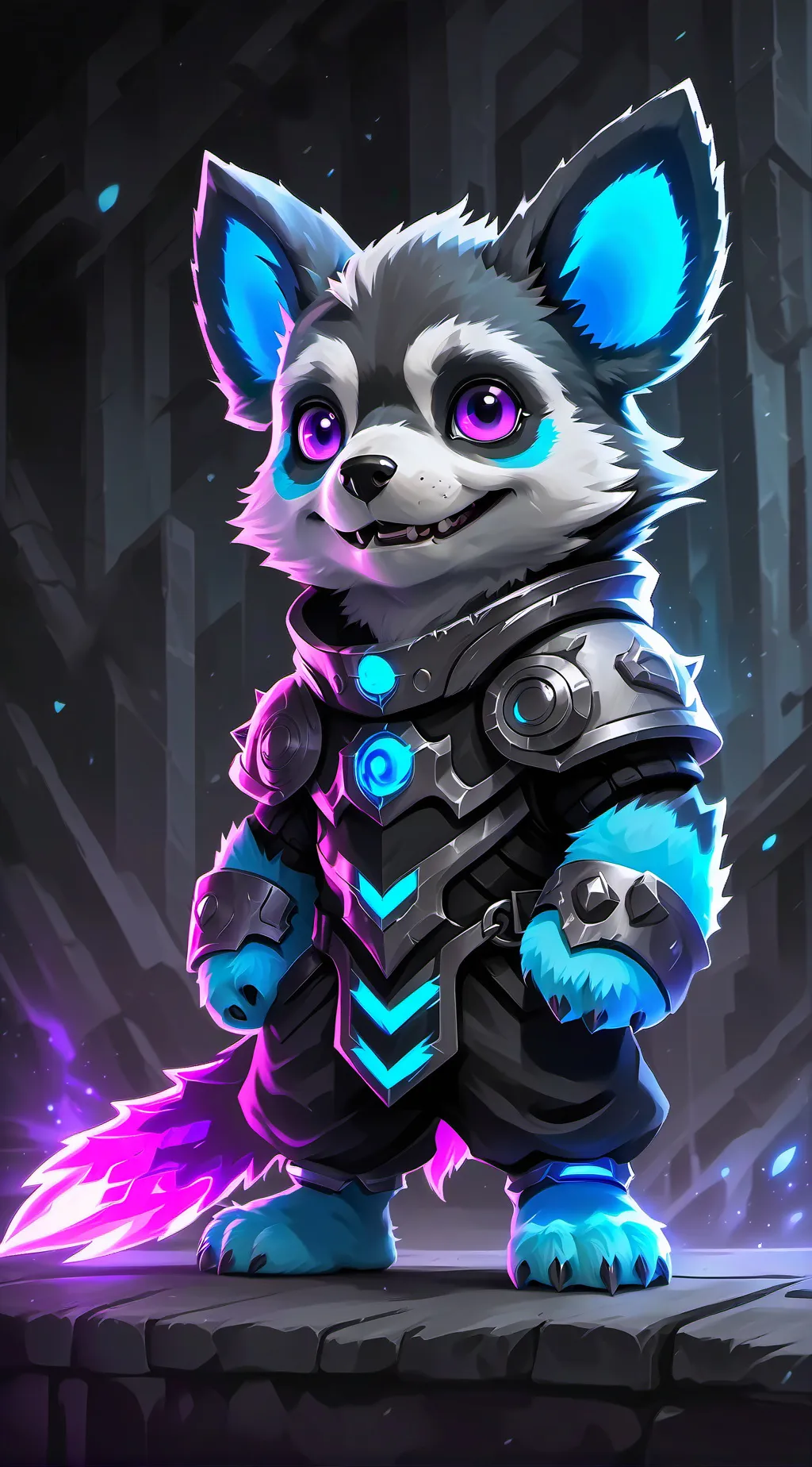 ai character: sky beatifull paws background