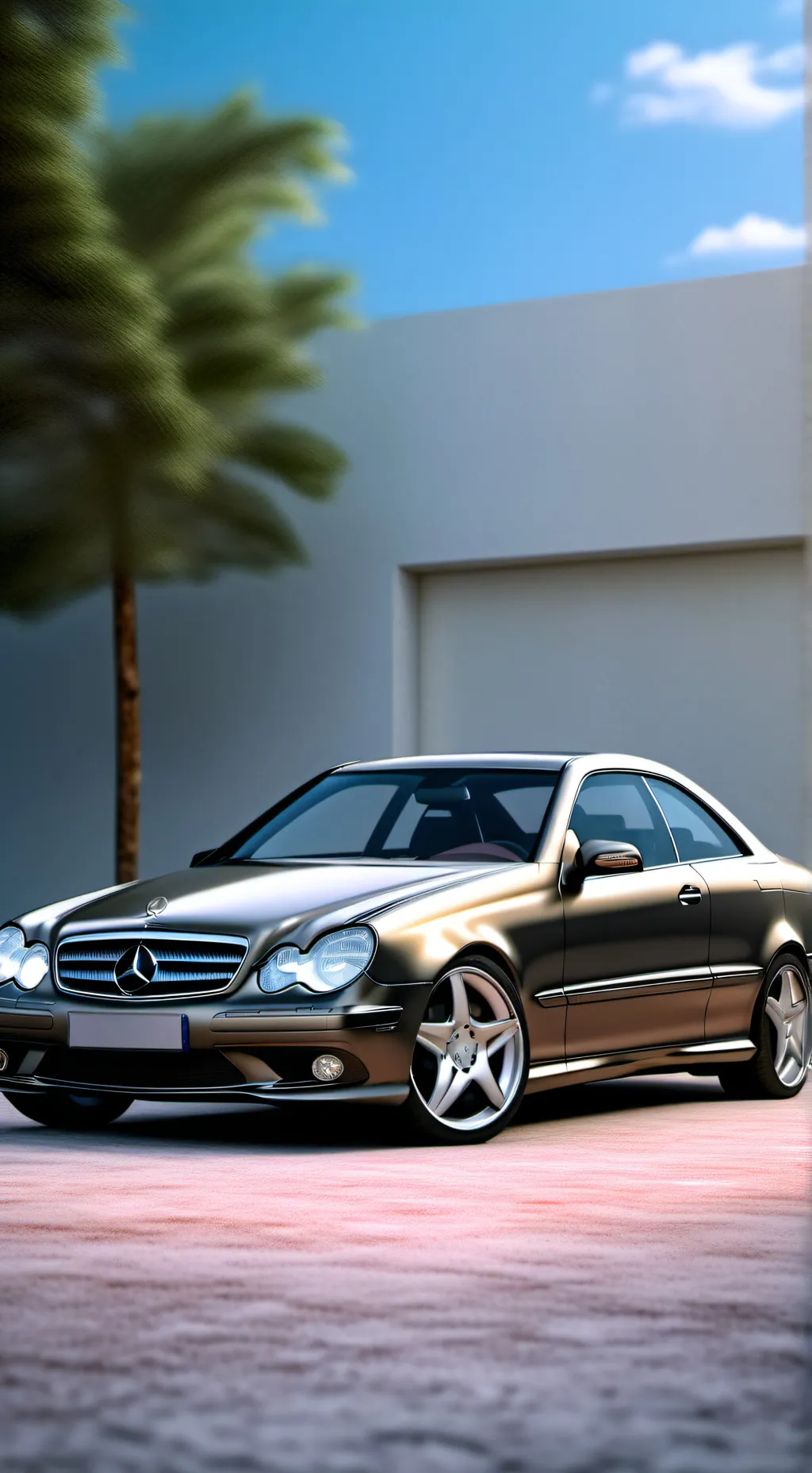 ai character: Mercedes CLK 500 background