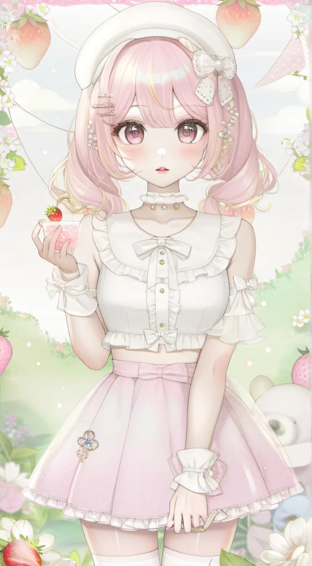 ai character: Kawaii background