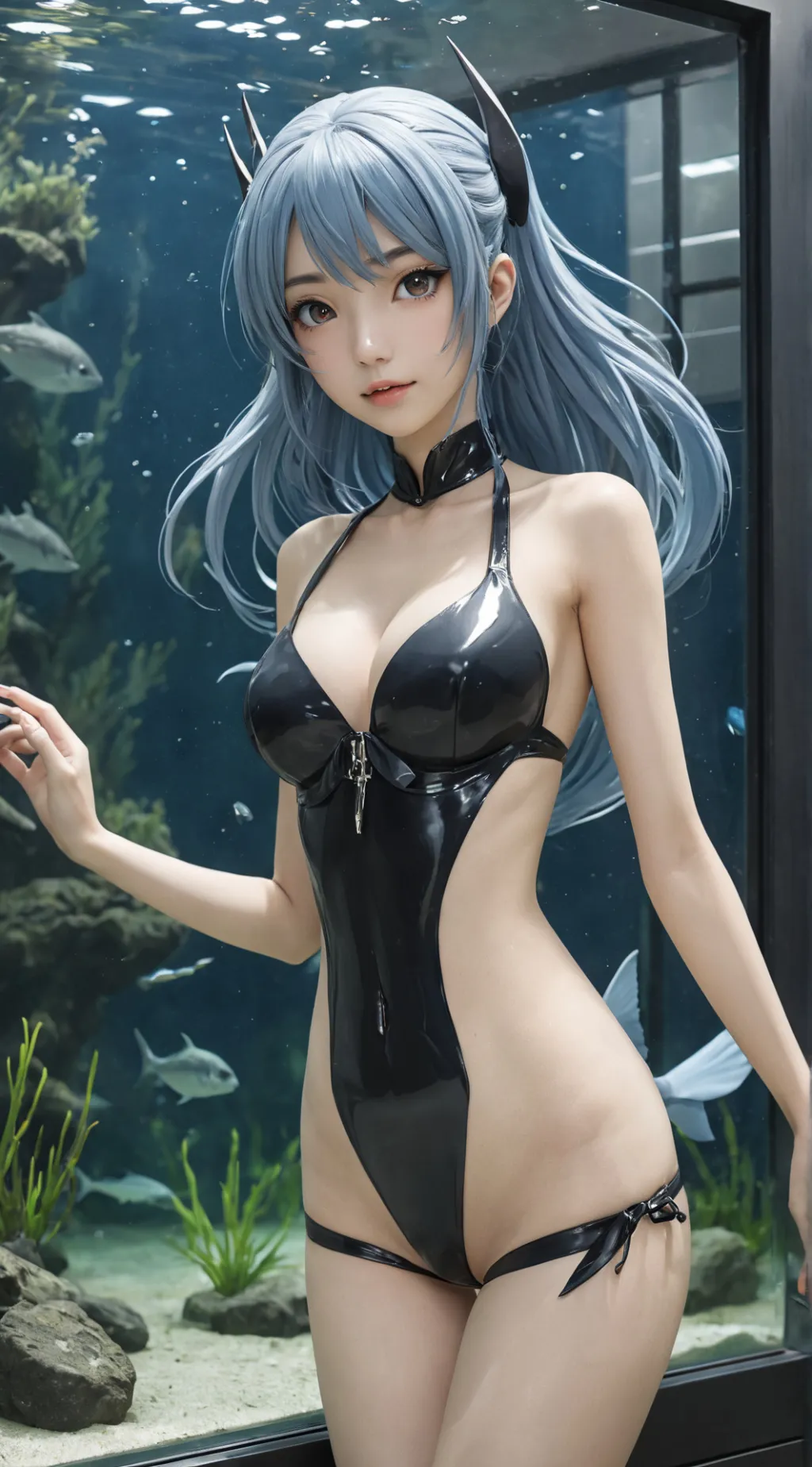ai character: sharkly background