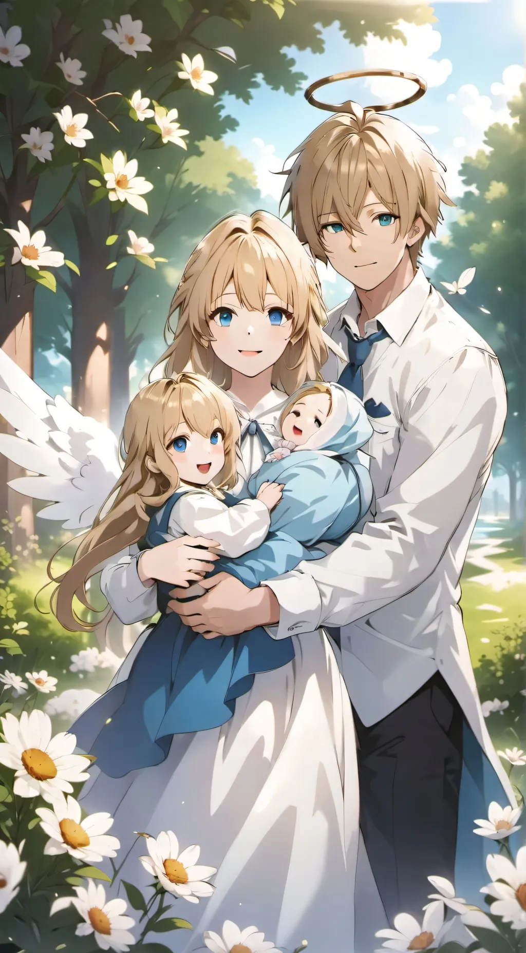 ai character: angel family background