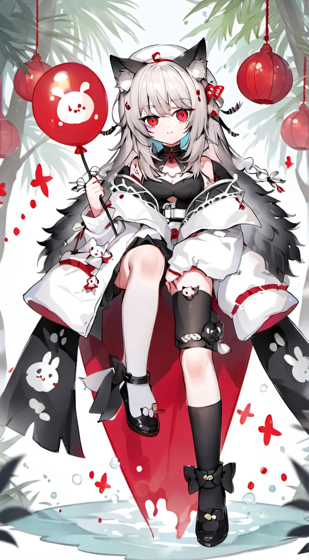 ai character: liah the cat girl background