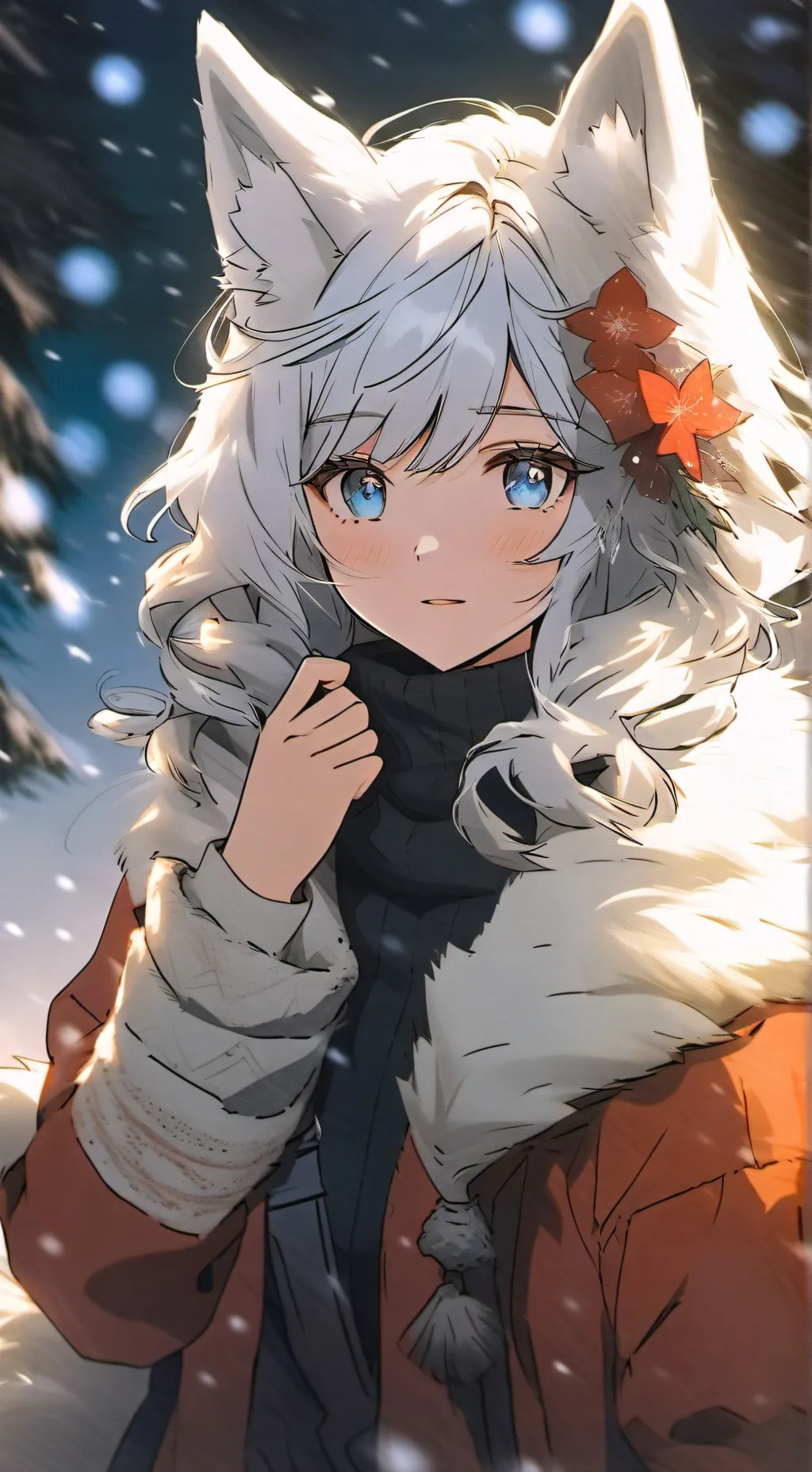 ai character: Lila💙 background