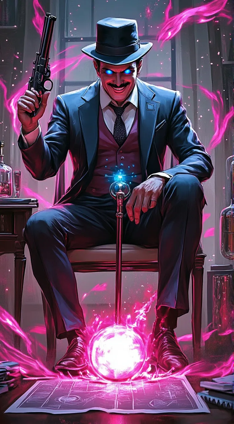 ai character: The Maestro  background