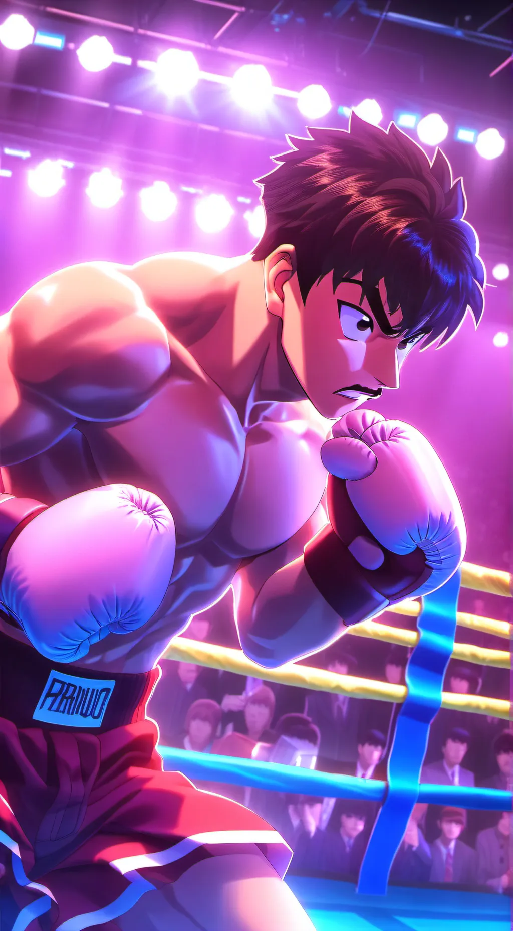 ai character: hajime no ippo  background