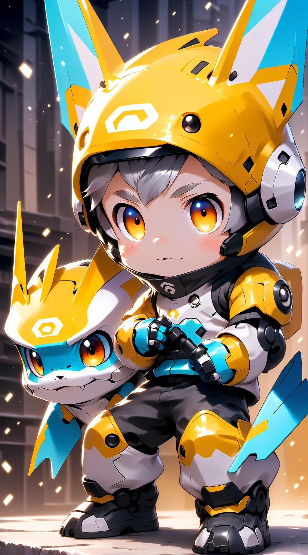 ai character: D-16 background