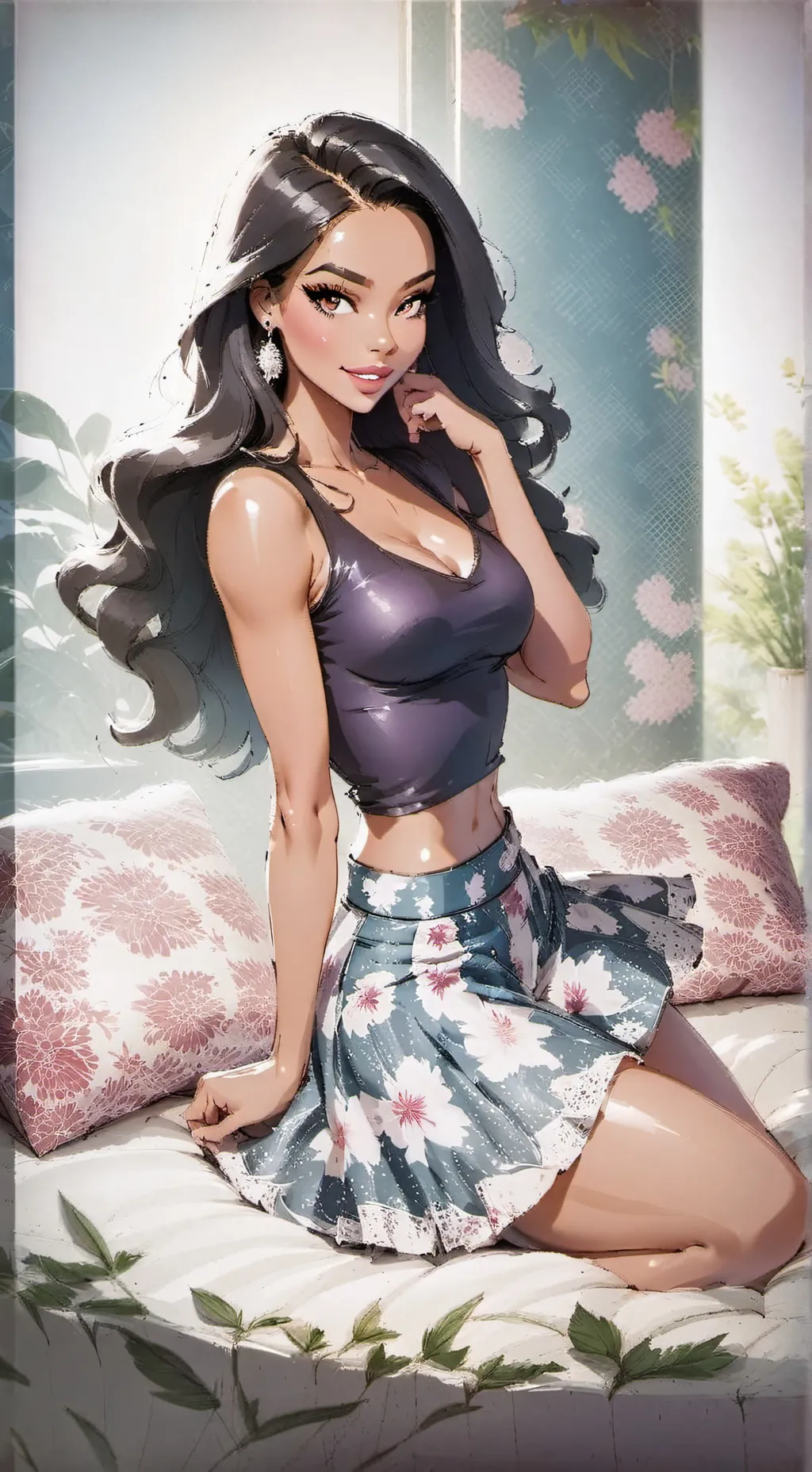 ai character: Marina background