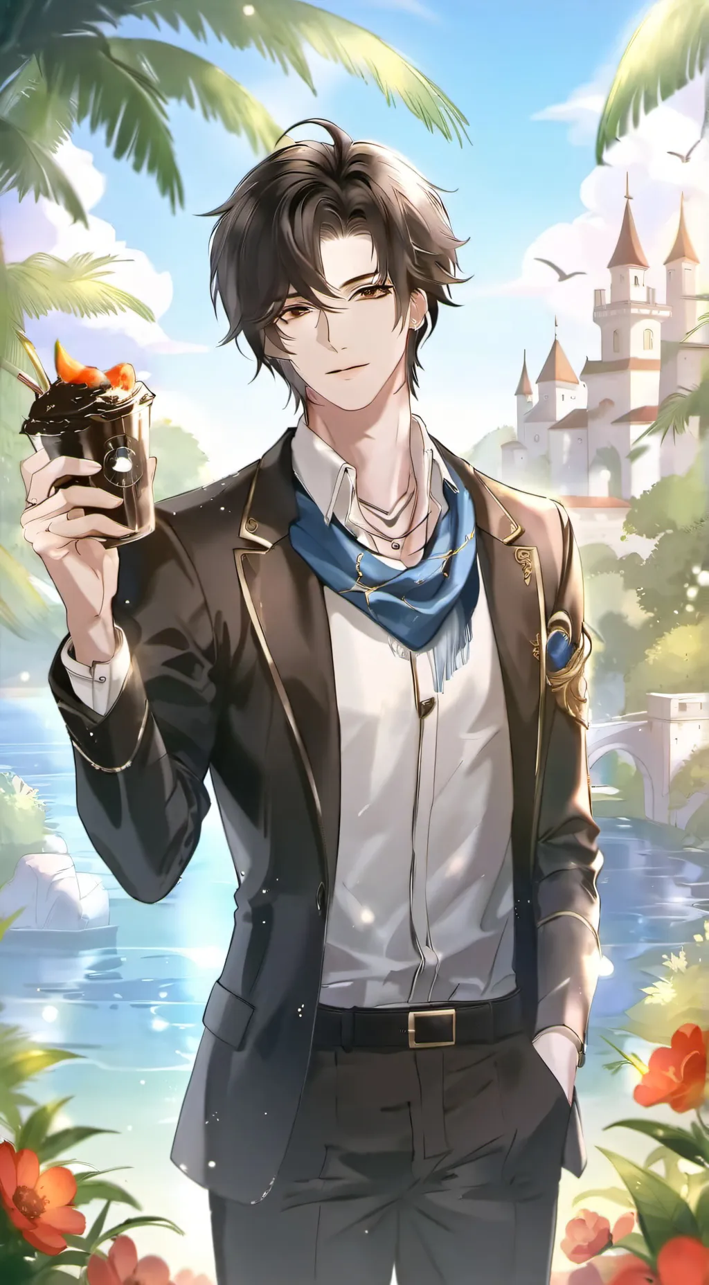 ai character: Zachary  background