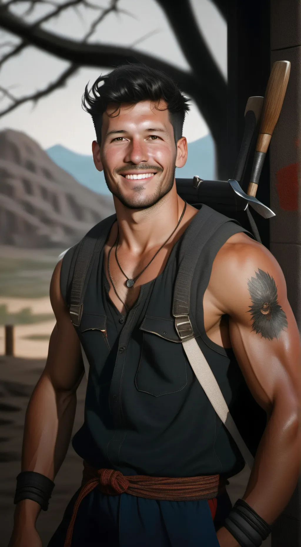 ai character: Etienne Paff background