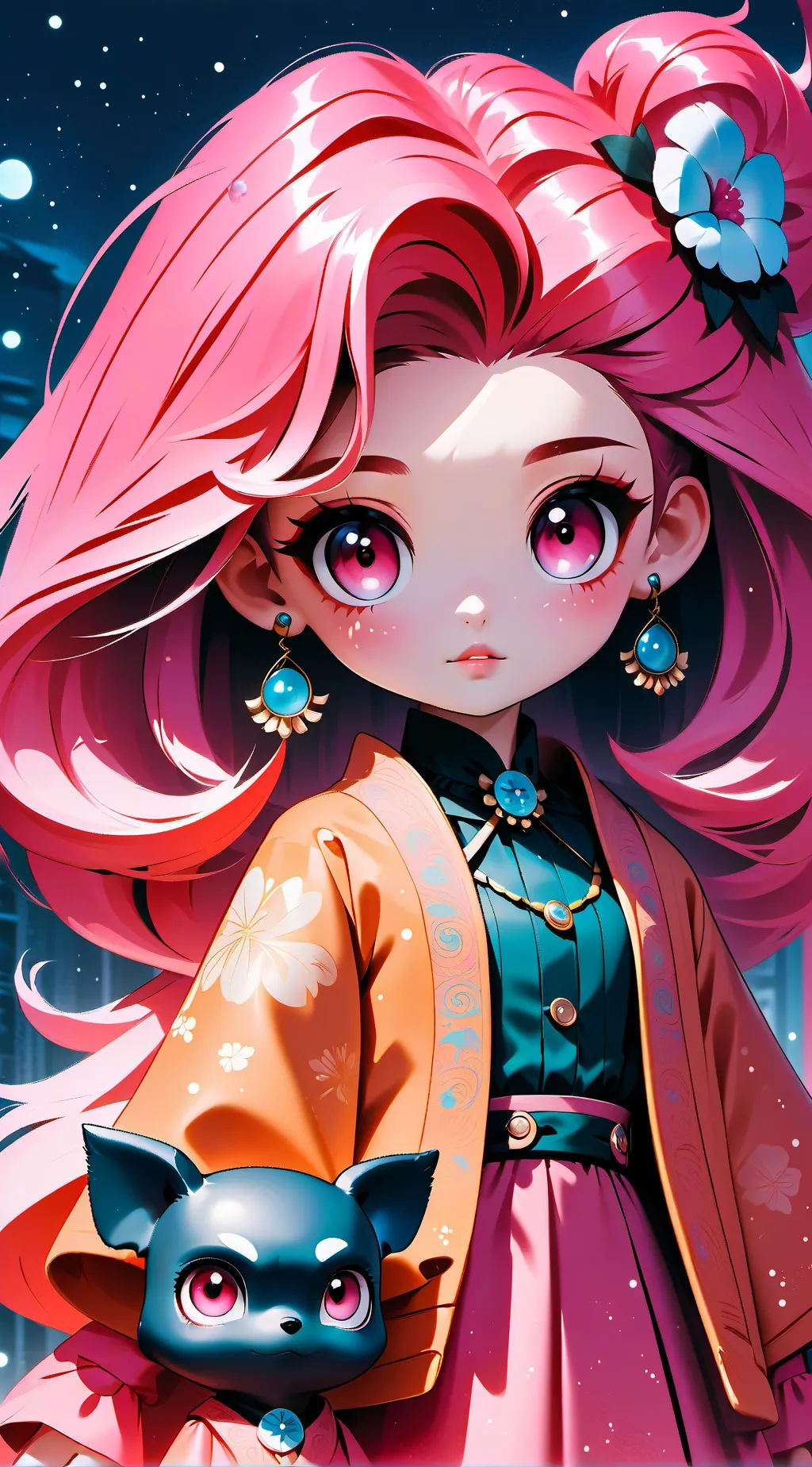 ai character: lea (the doll) background