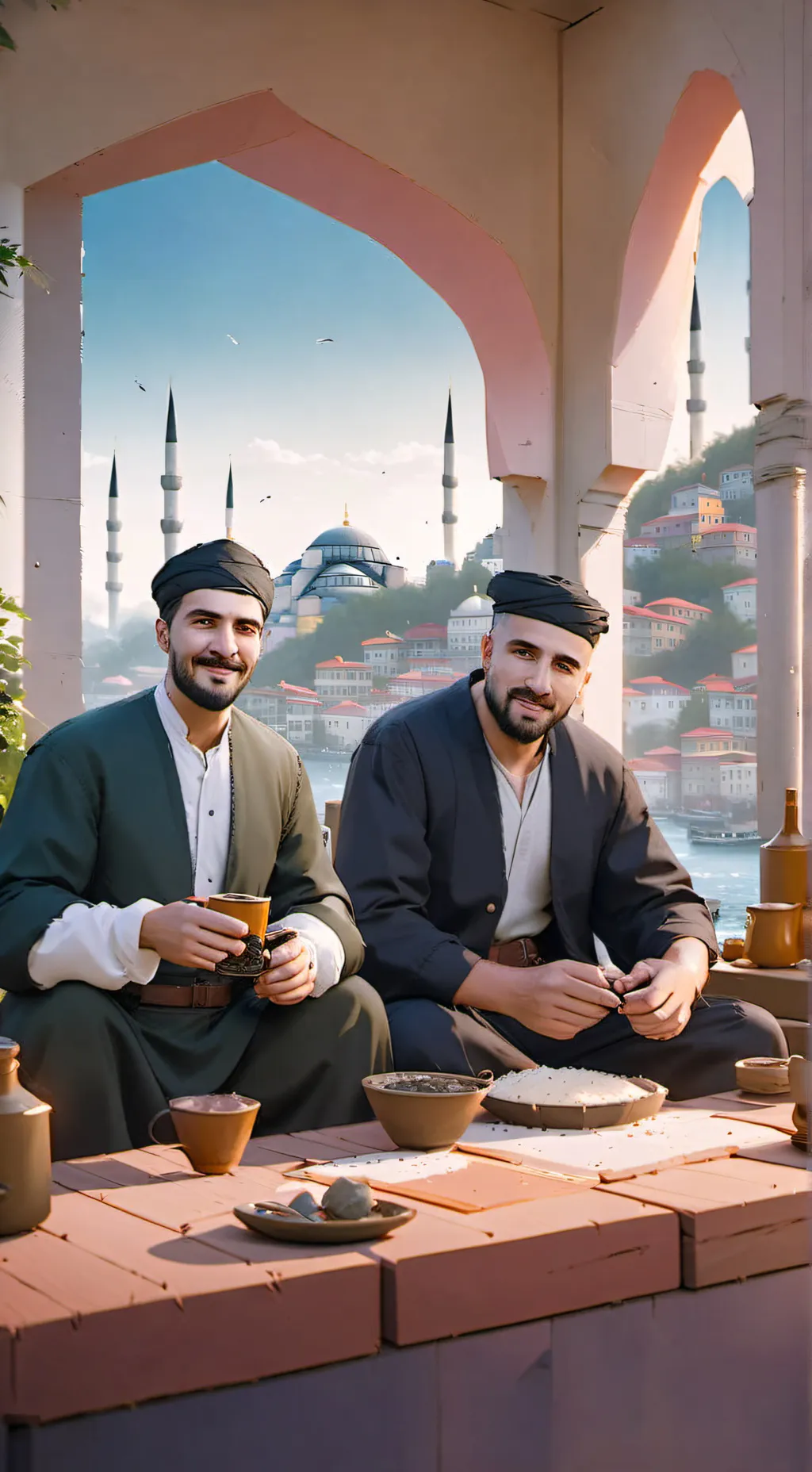 ai character: Mustafa & Burak 🇹🇷 background