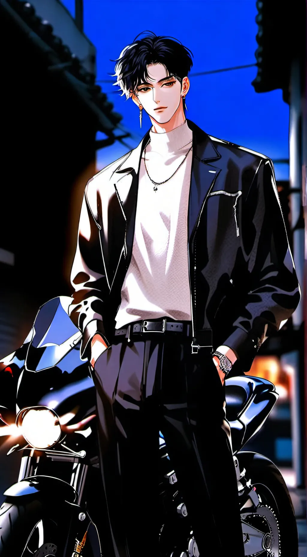 ai character: Quinton background