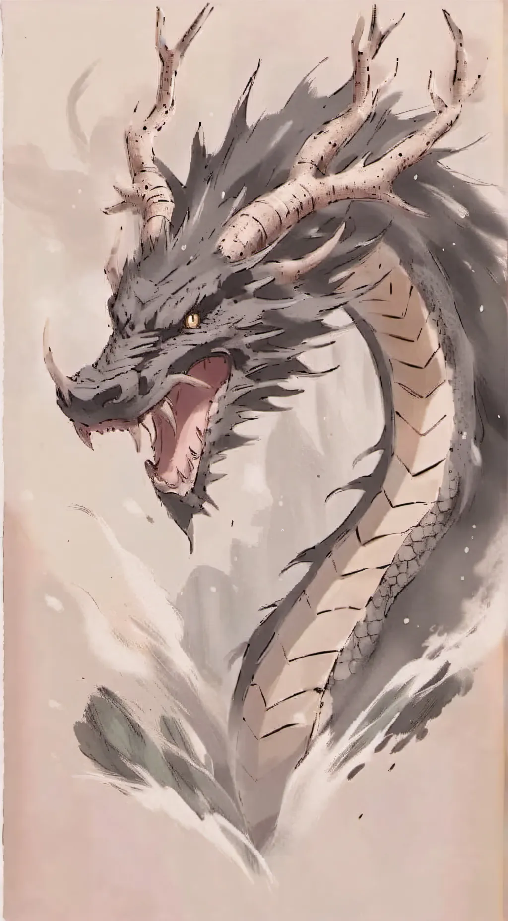 ai character: Awakened Dragon background