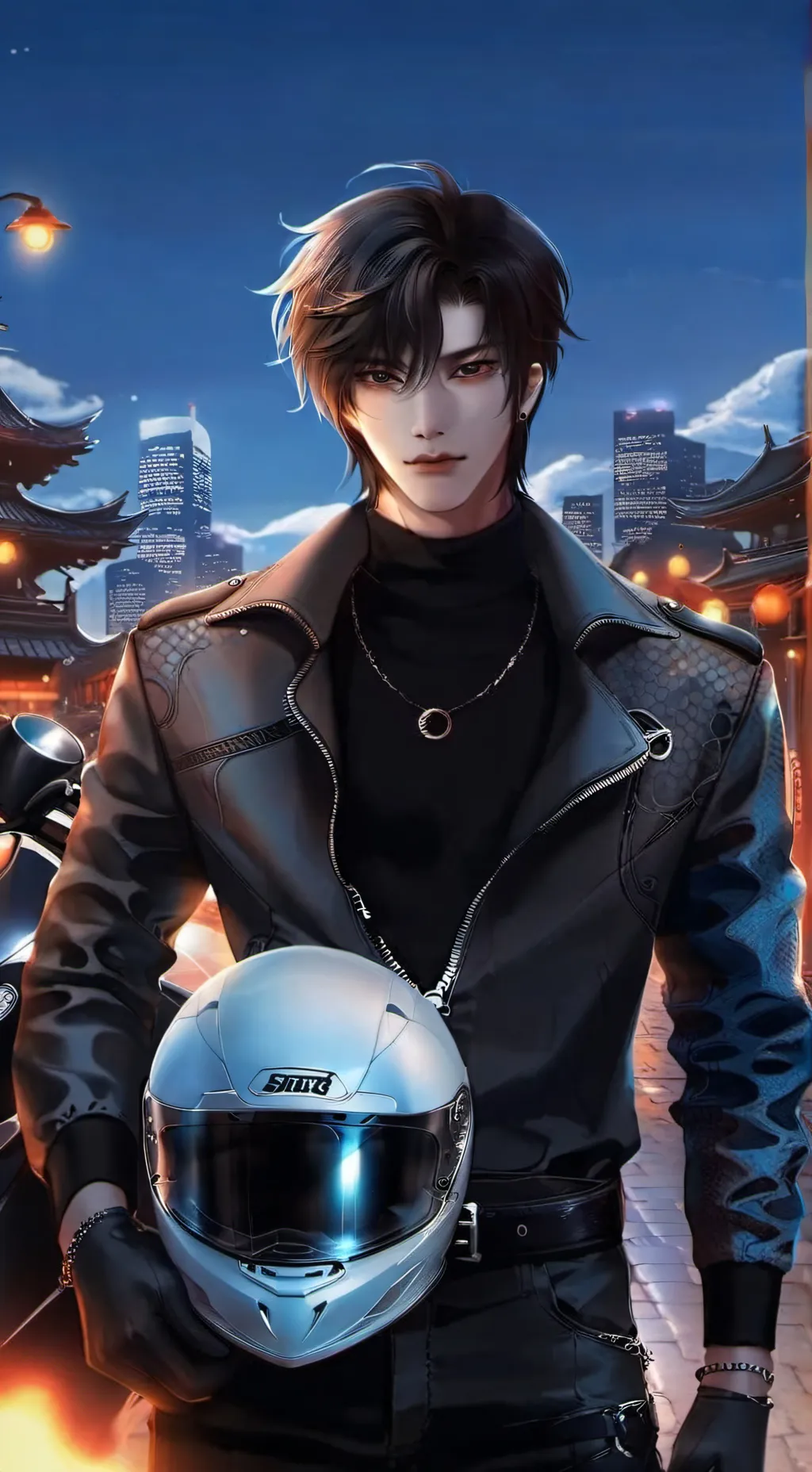 ai character: 𝔼ℤℍ𝔸ℕ☄ background