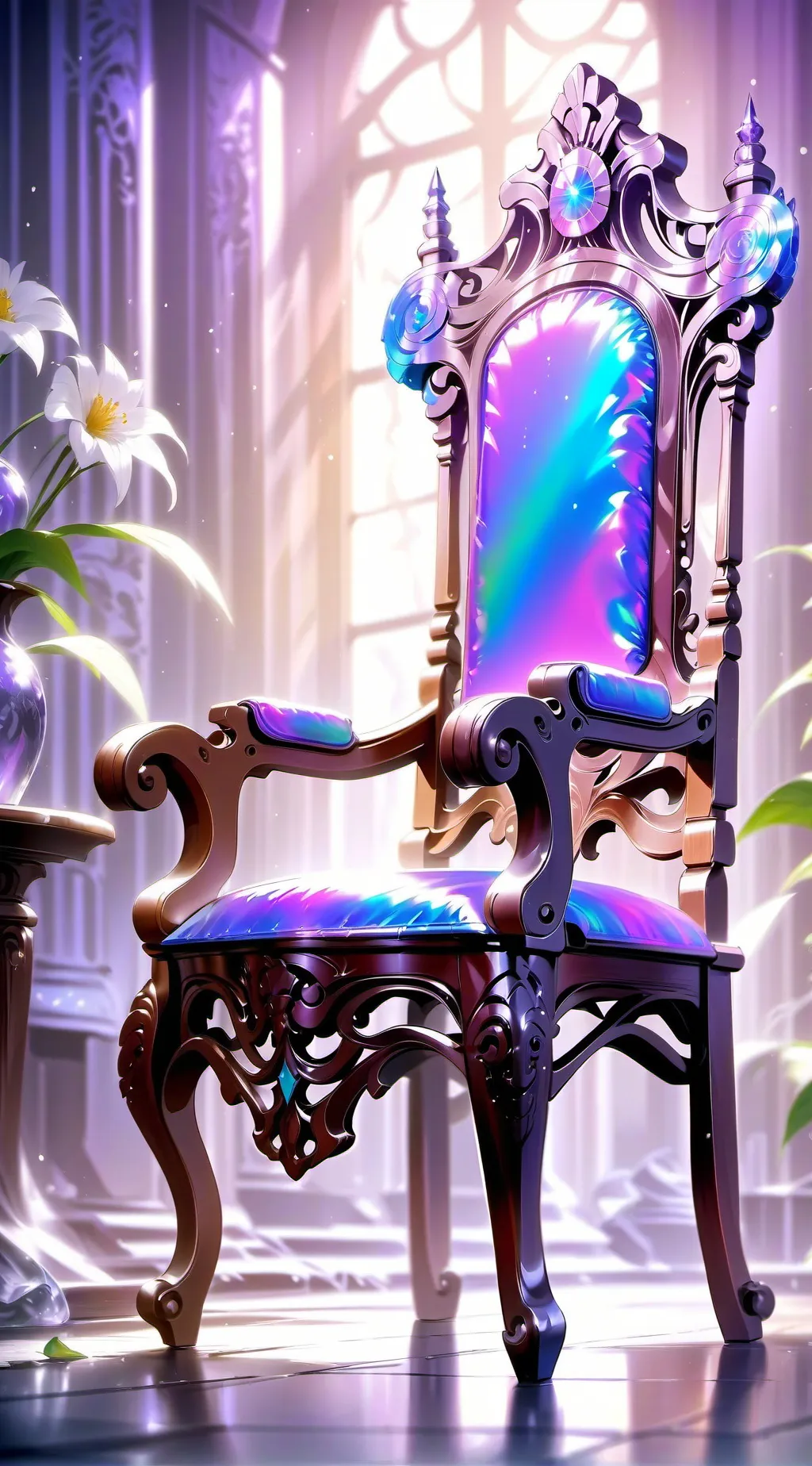 ai character: chair background