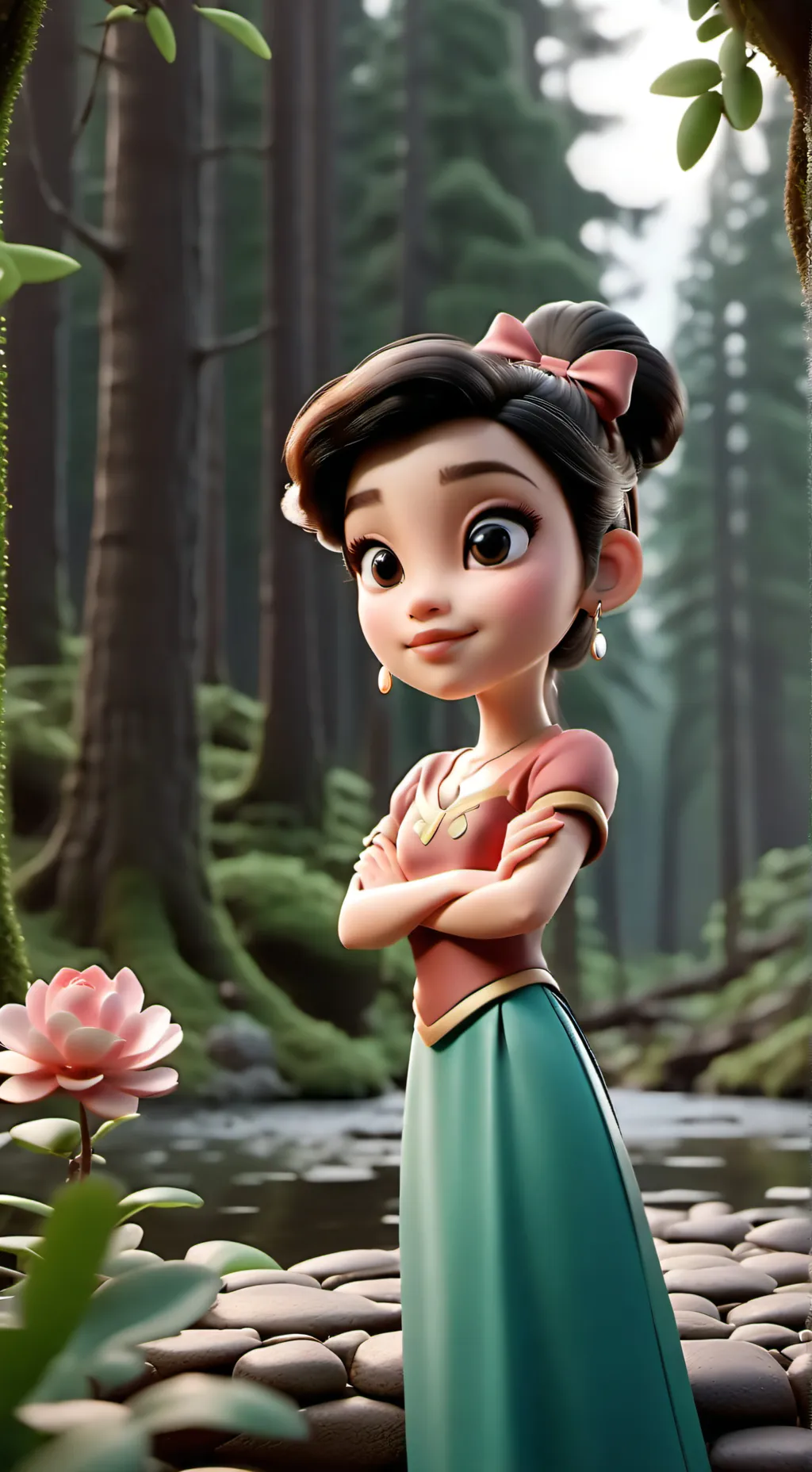 ai character: Natasha. background