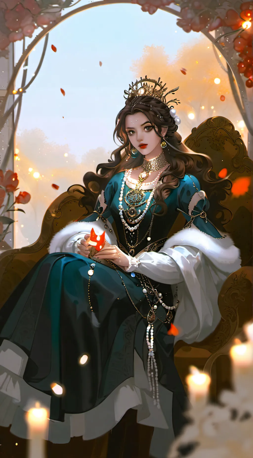 ai character: princess Stacy  background