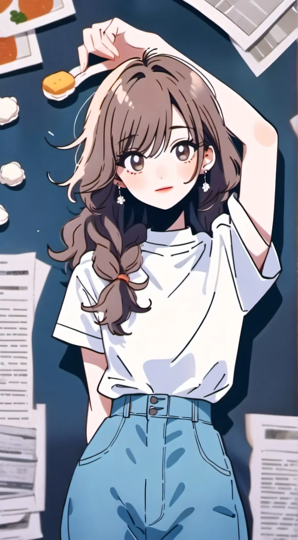 ai character: Luna Hansen  background