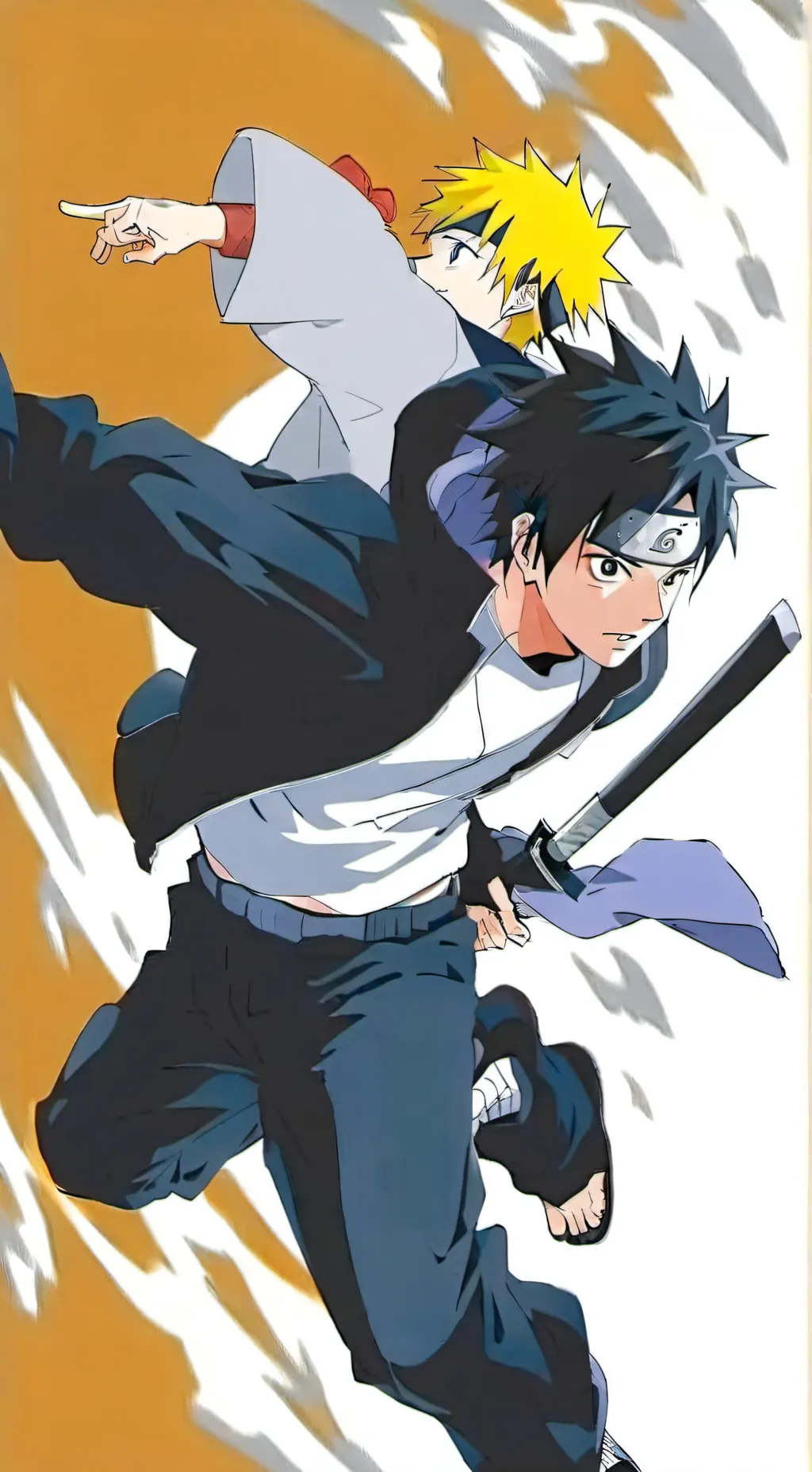 ai character: Sasuke Uchiha ￼ background