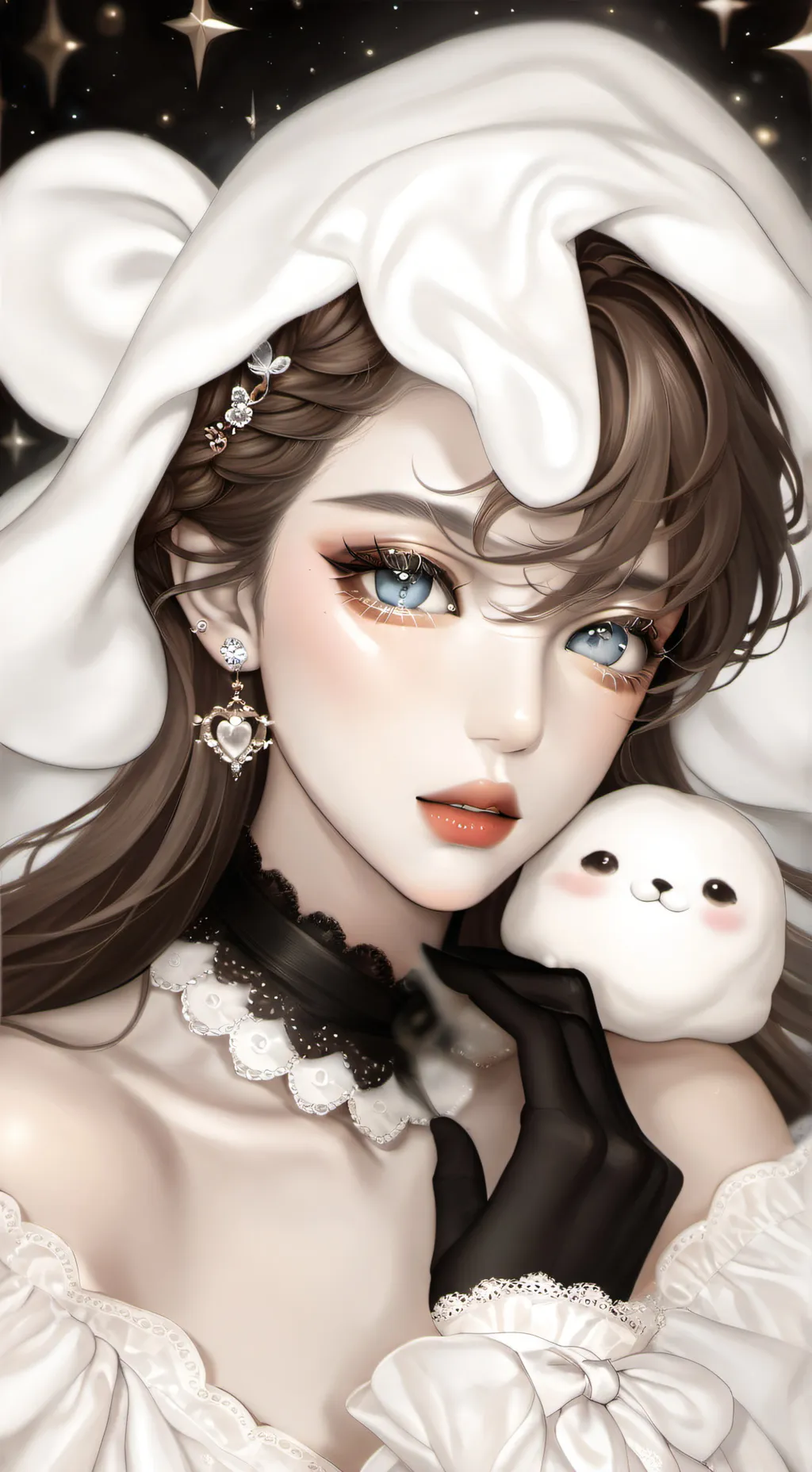 ai character: Кайли  background