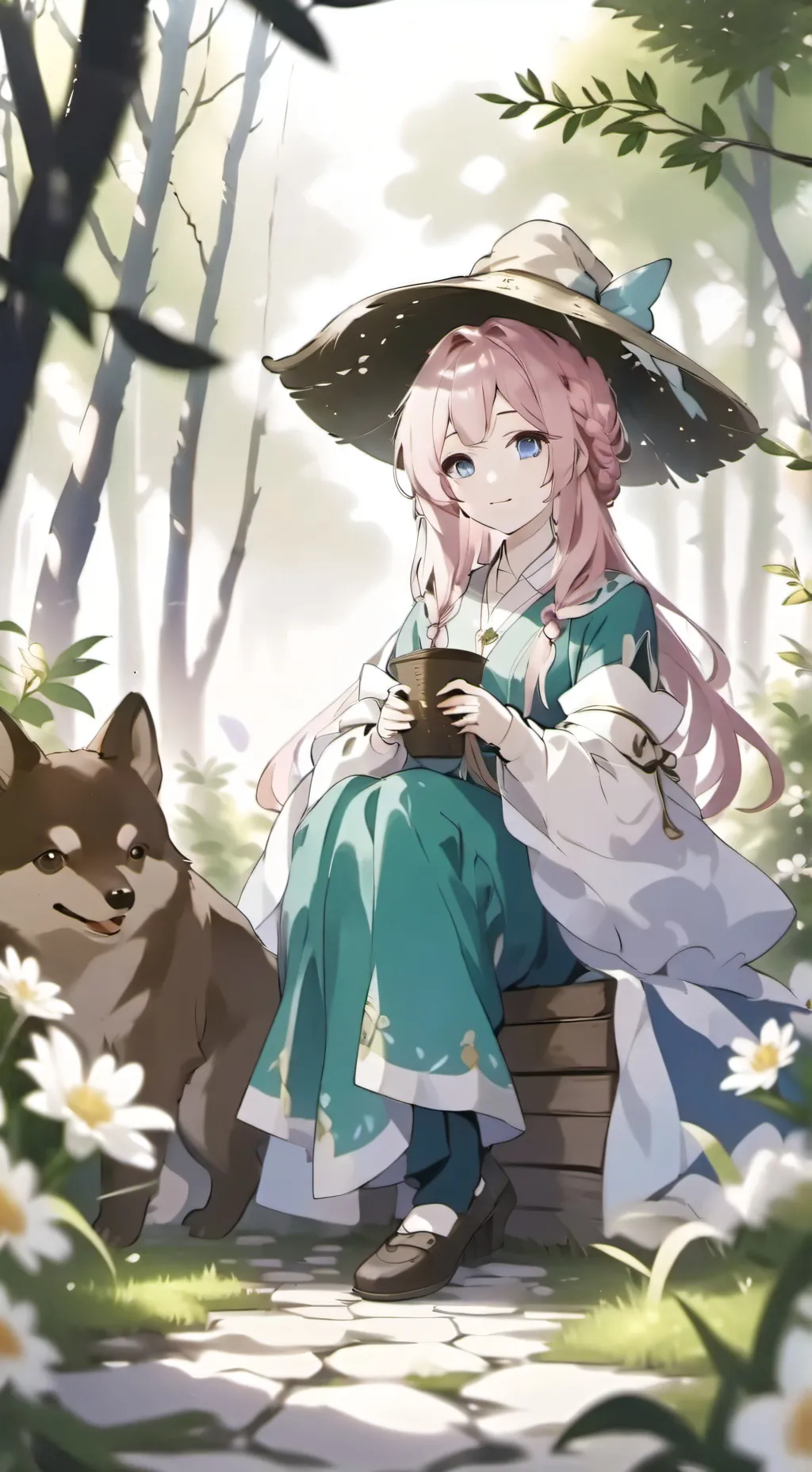 ai character: Sprunki loves gray background