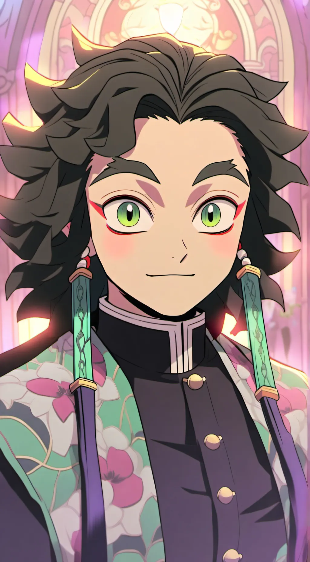 ai character: demon slayer background