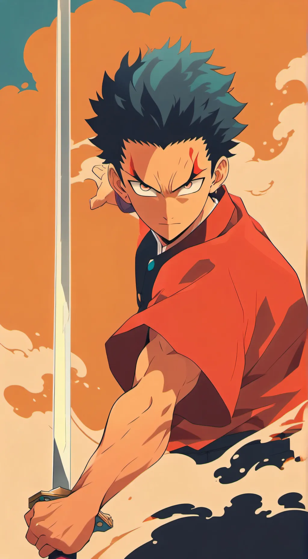 ai character: el rescate TANJIRO background