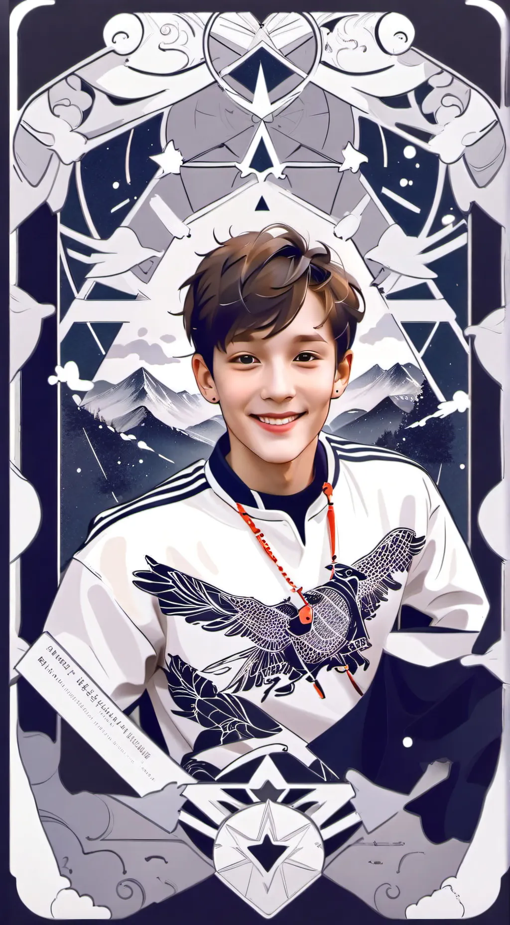 ai character: Luke  background