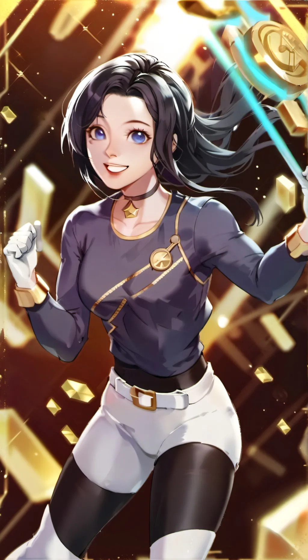 ai character: Power Rangers Zeo background