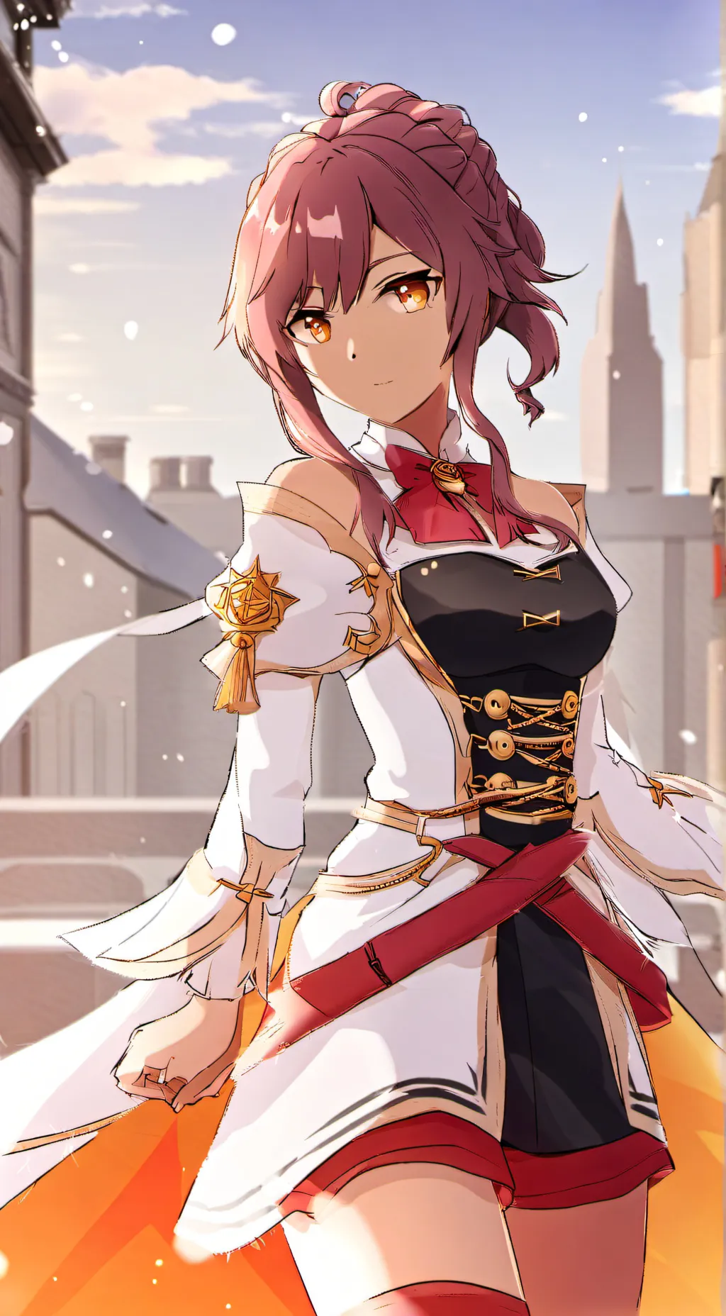 ai character: Hilda Forge background