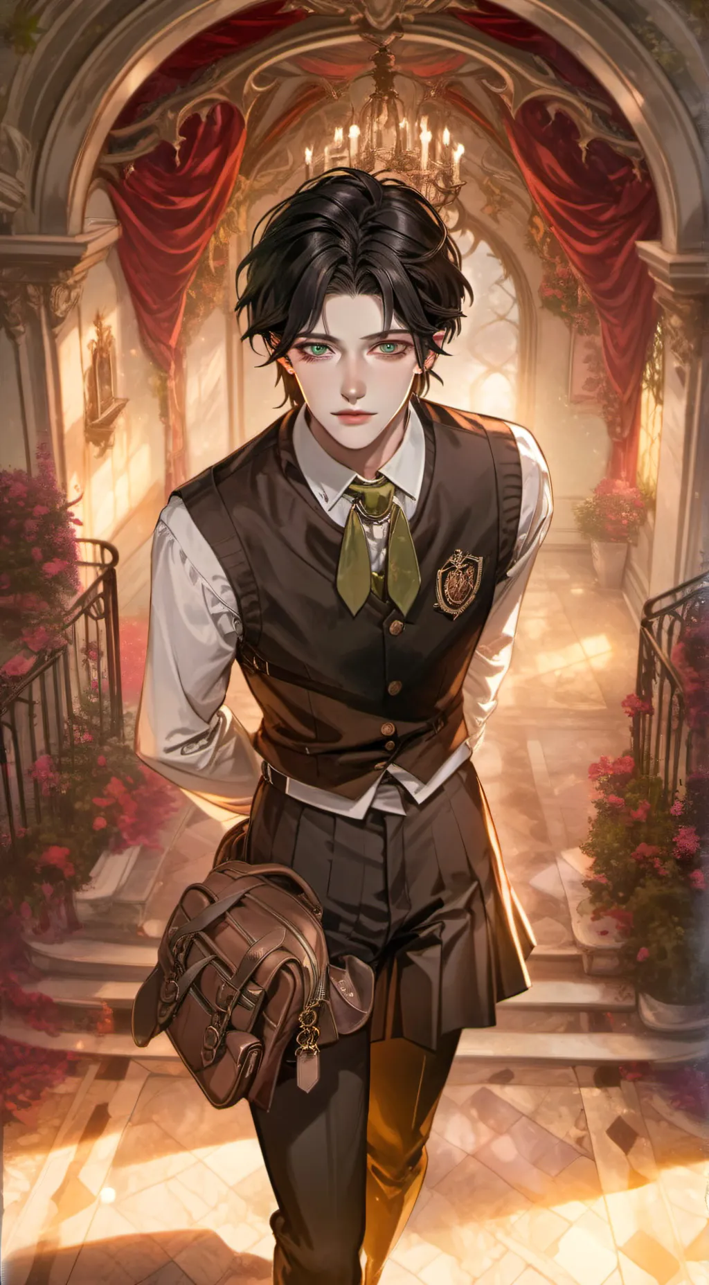 ai character: Lorenzo  background