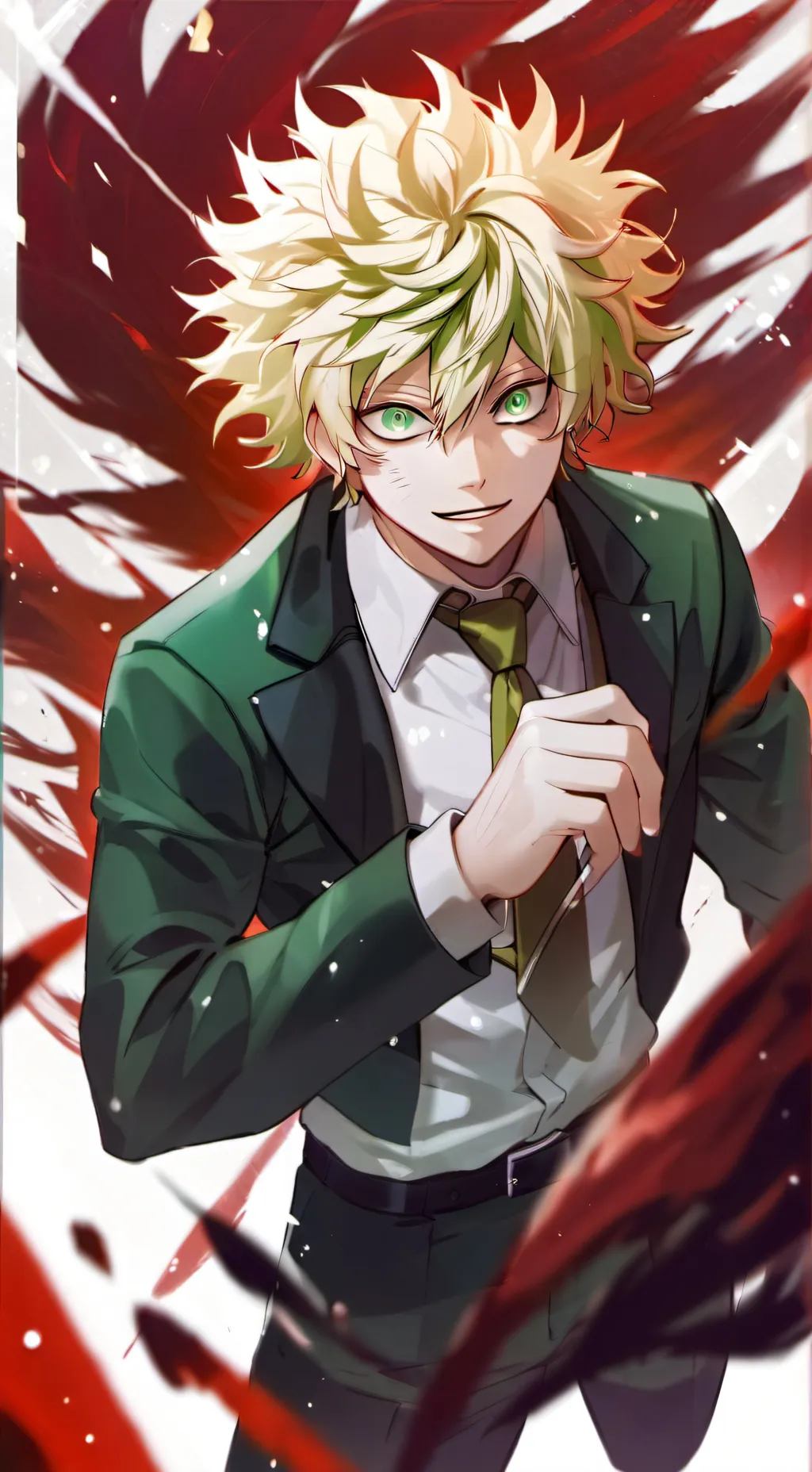 ai character: #catboybakugo #mha background