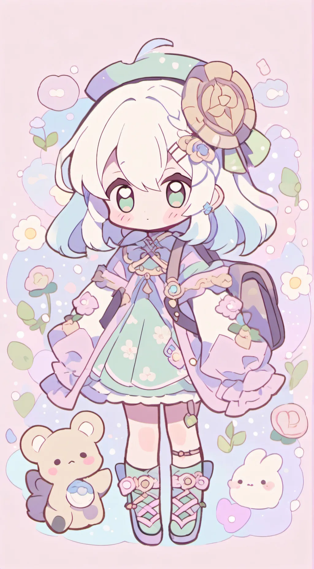 ai character: horor spurunki  background