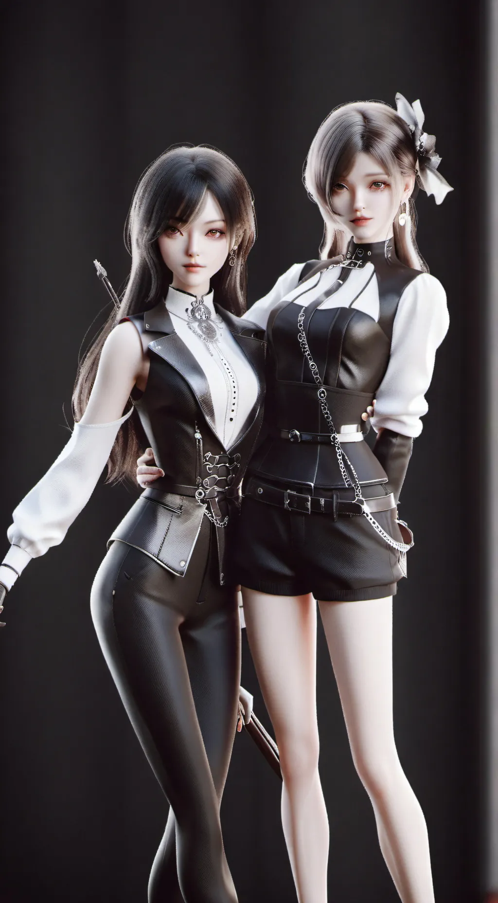 ai character: 詹爱怜 & 詹爱玲  background