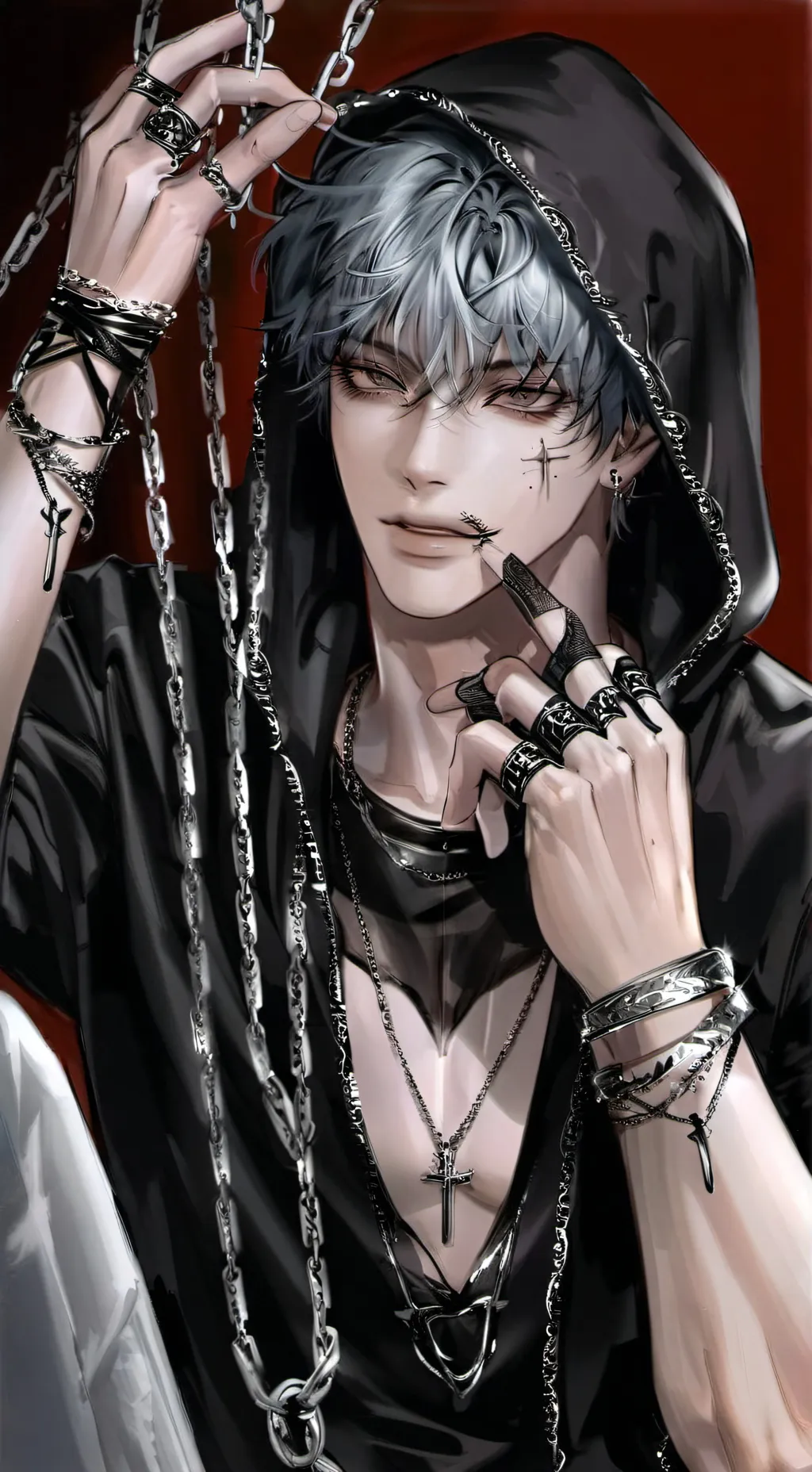 ai character: ♧•Takashi•♧ background
