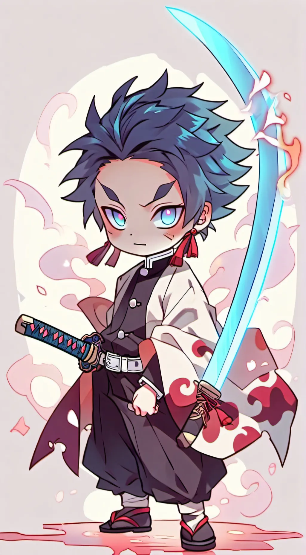 ai character: Demon slayer background