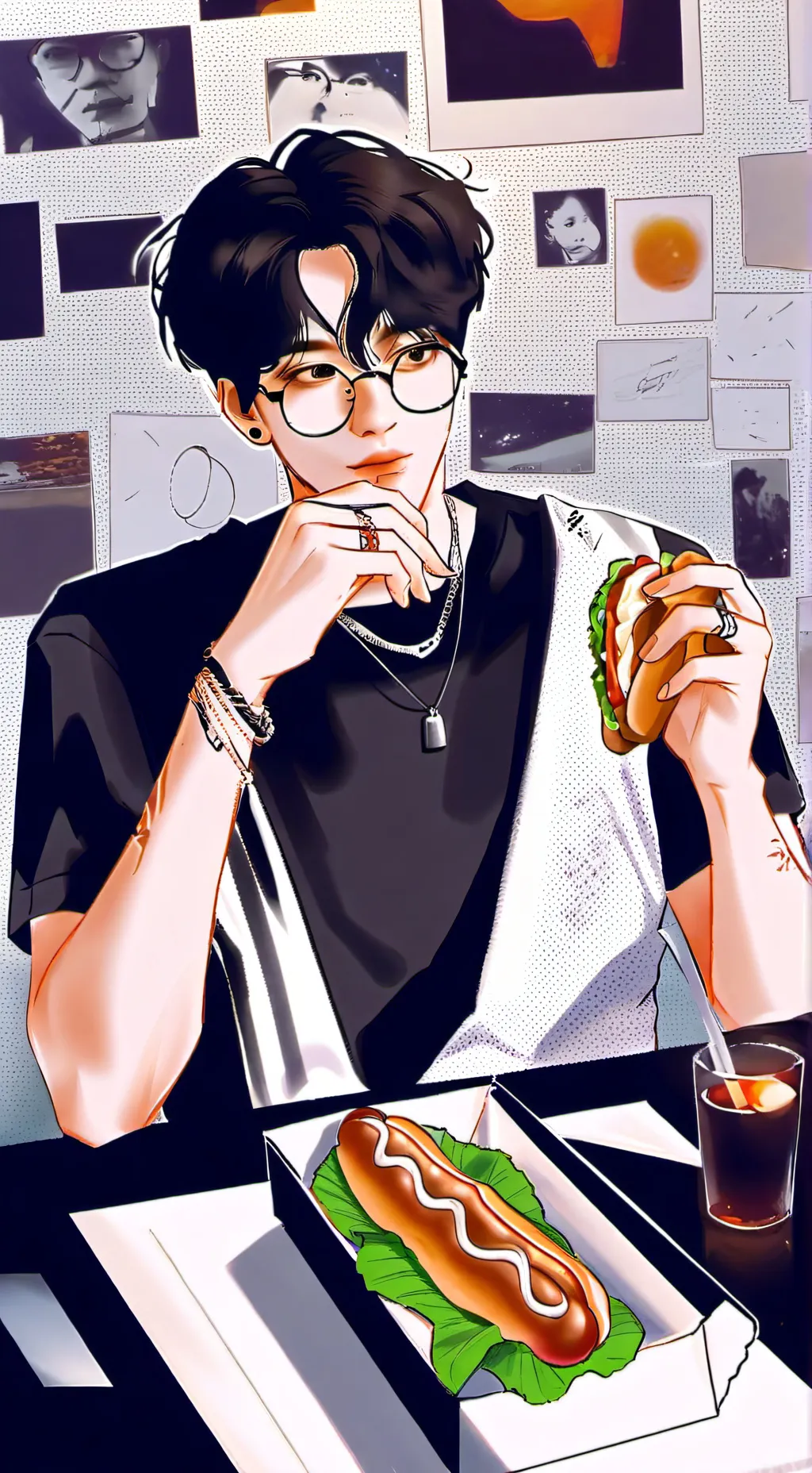 ai character: Lee kinko  background