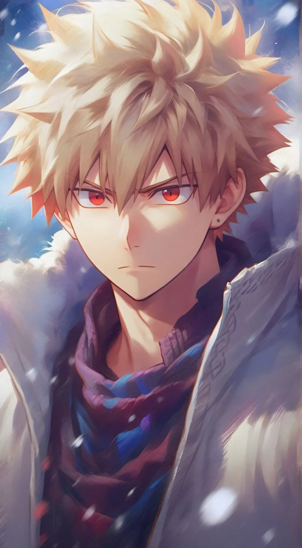 ai character: Katsuki Bakugo background