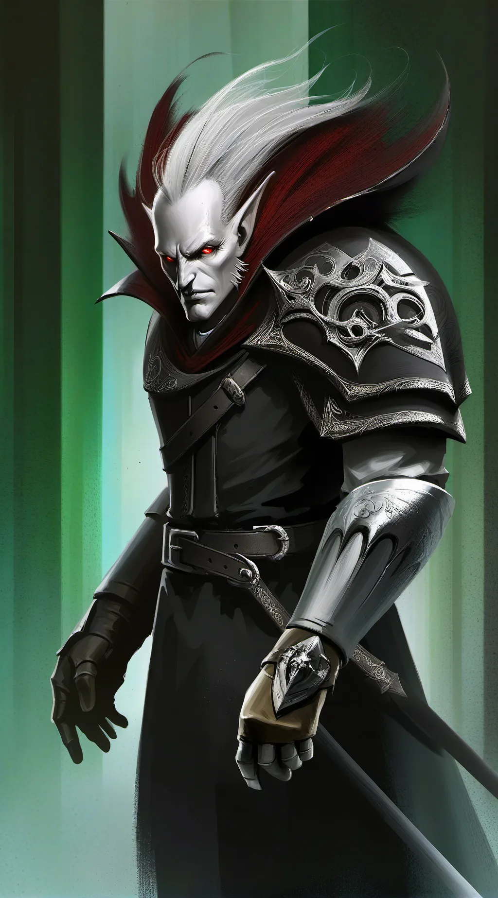 ai character: DEMONMASK background