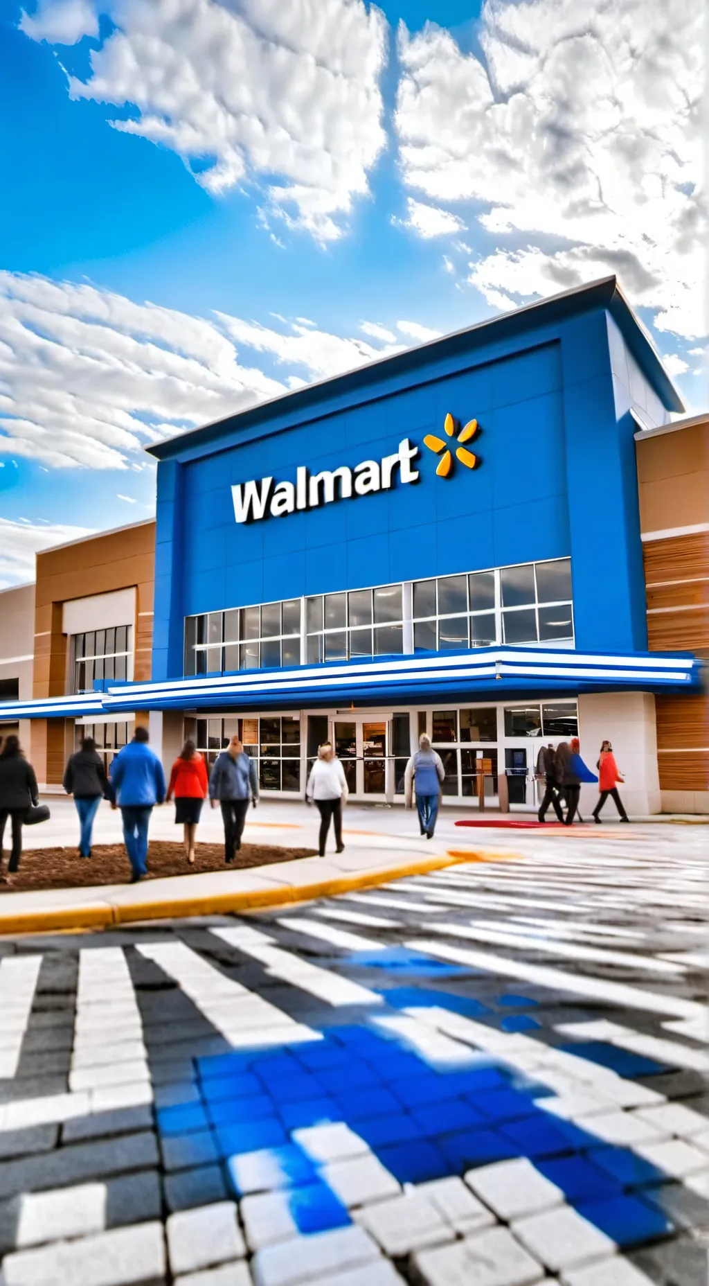 ai character: Walmart background