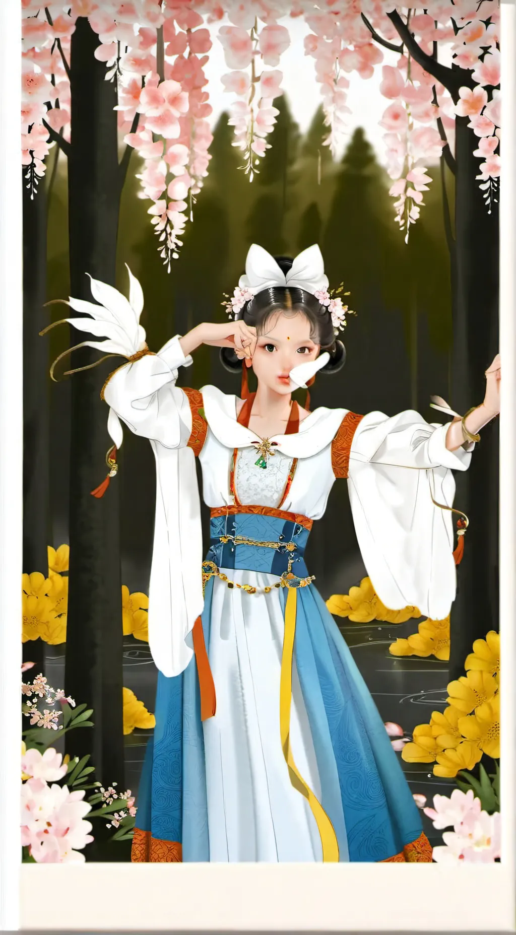 ai character: run on  background