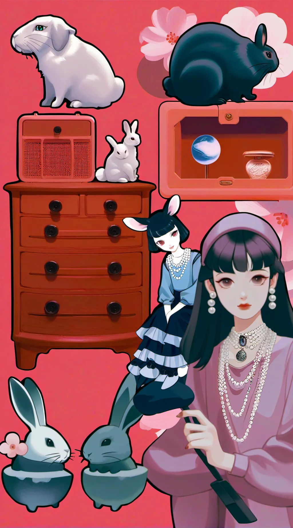 ai character: cookyes background