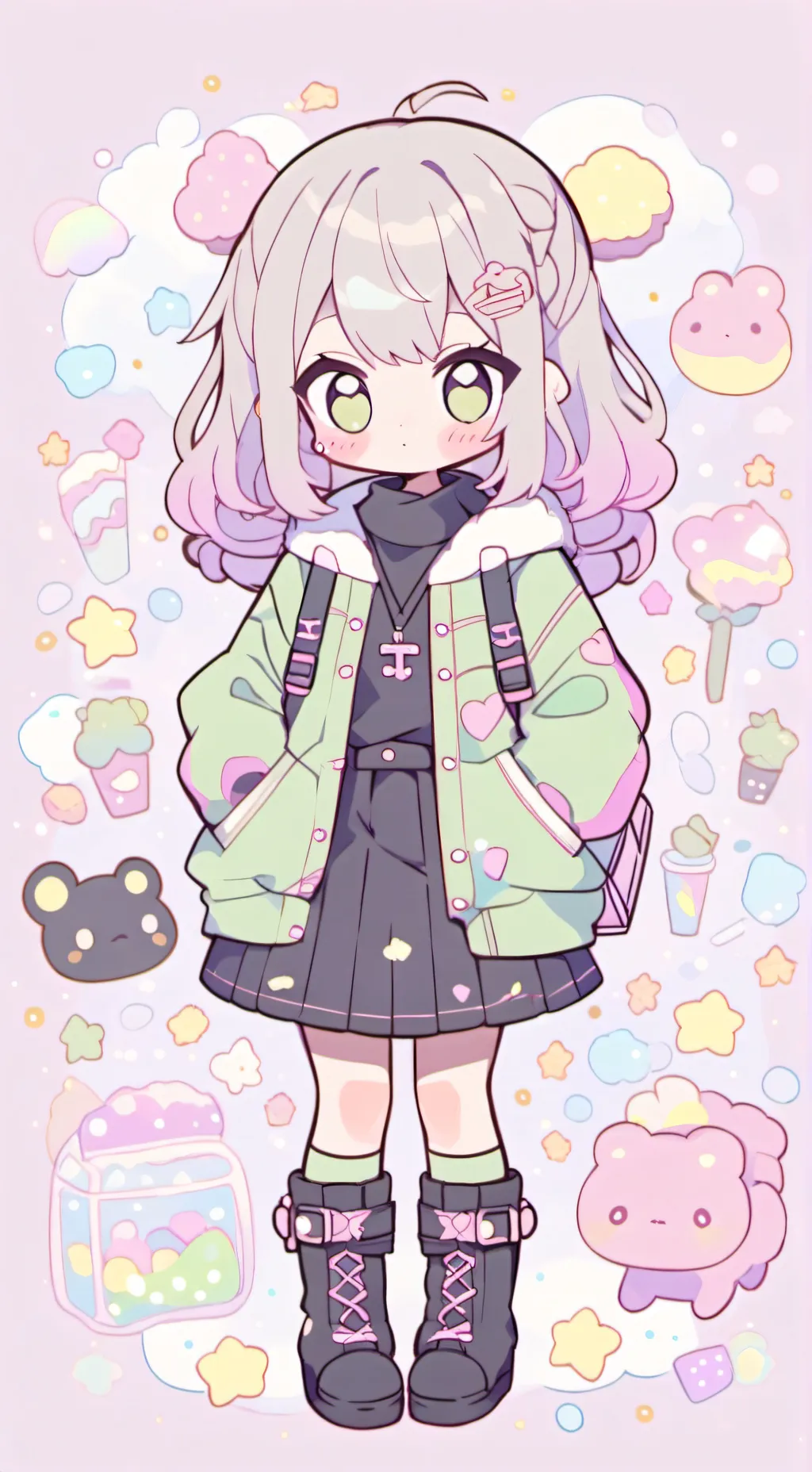 ai character: Lily background