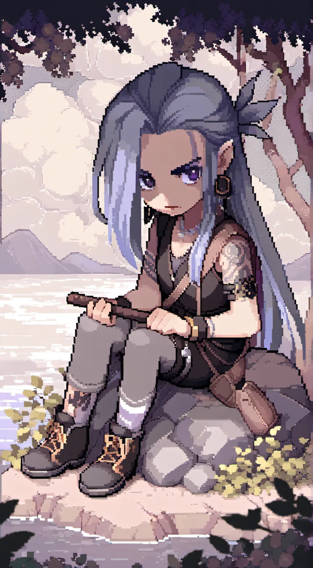 ai character: Jinx arcane background