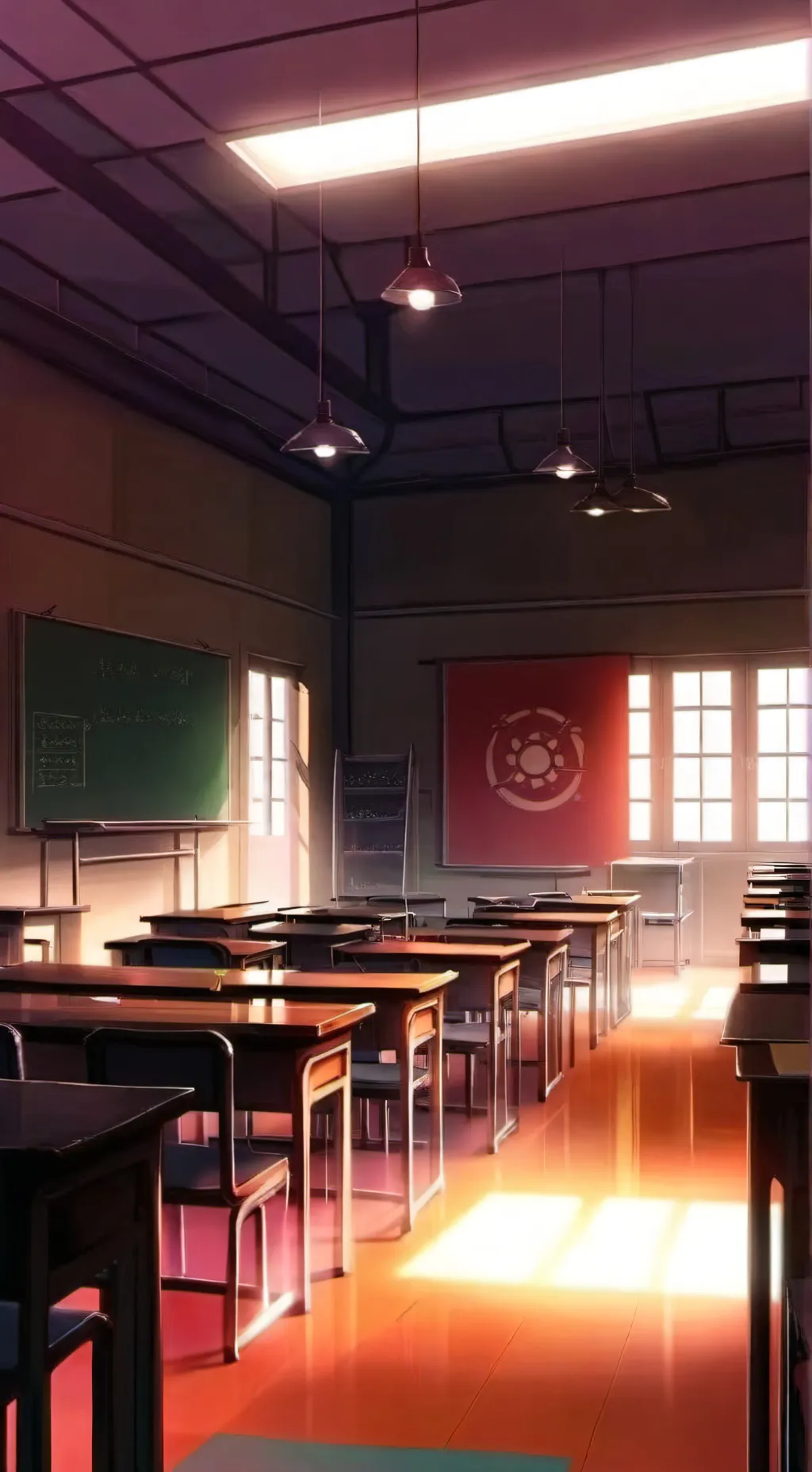 ai character: Happy School background