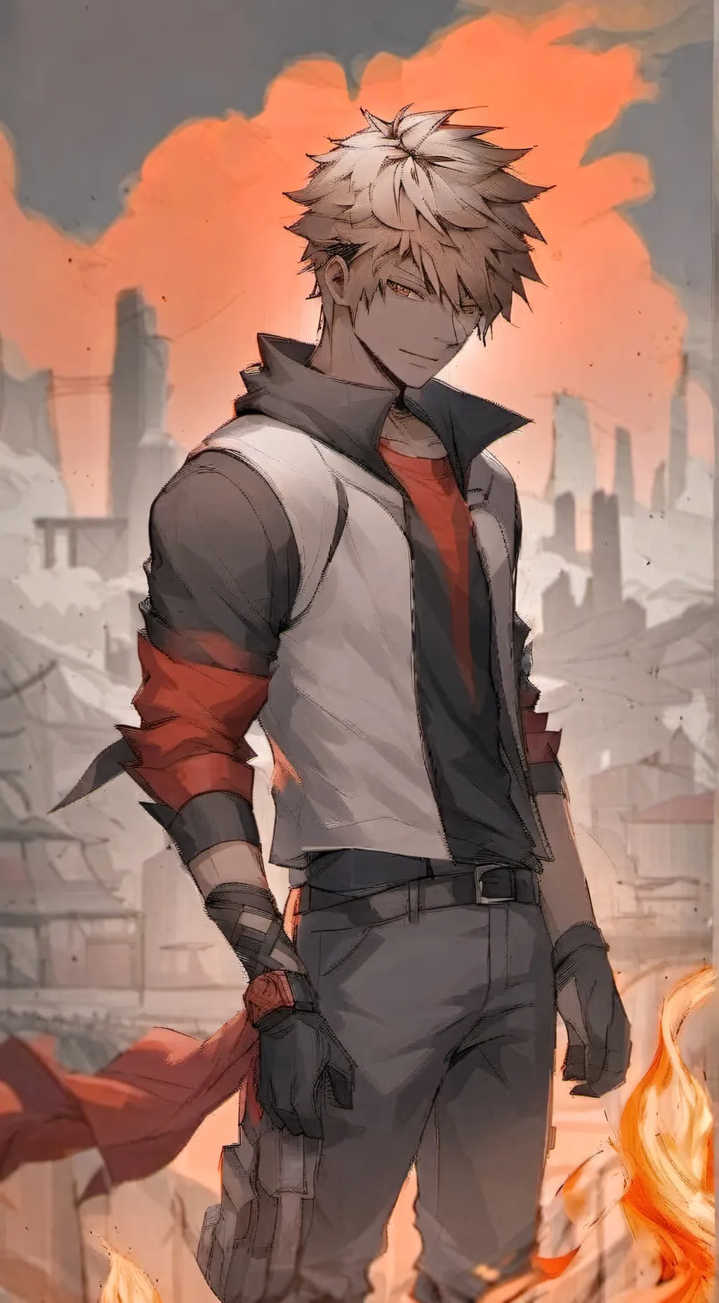 ai character: Bakugo's obsession background