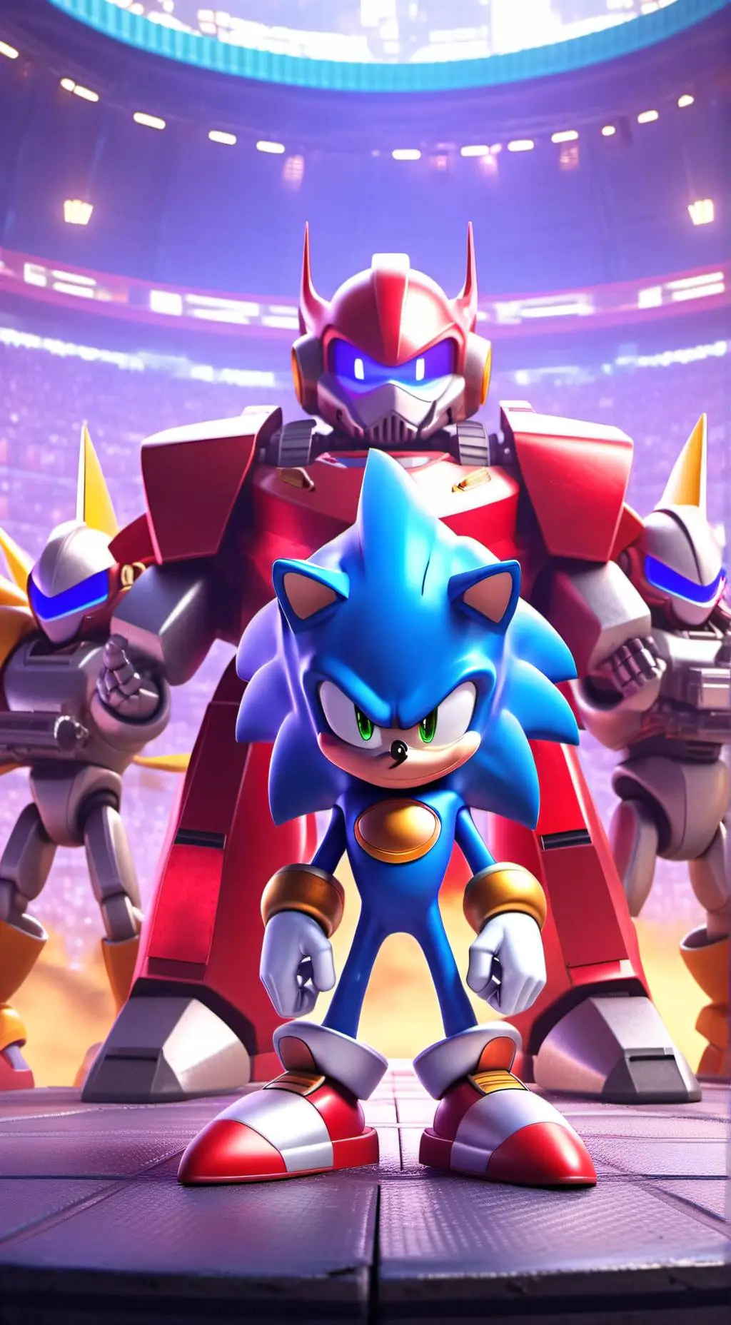ai character: Sonic and crew background