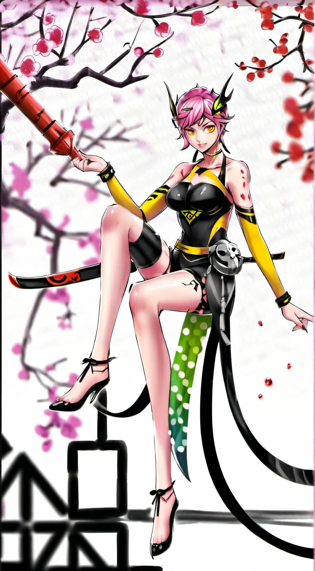 ai character: Trish Una (JJBA) background