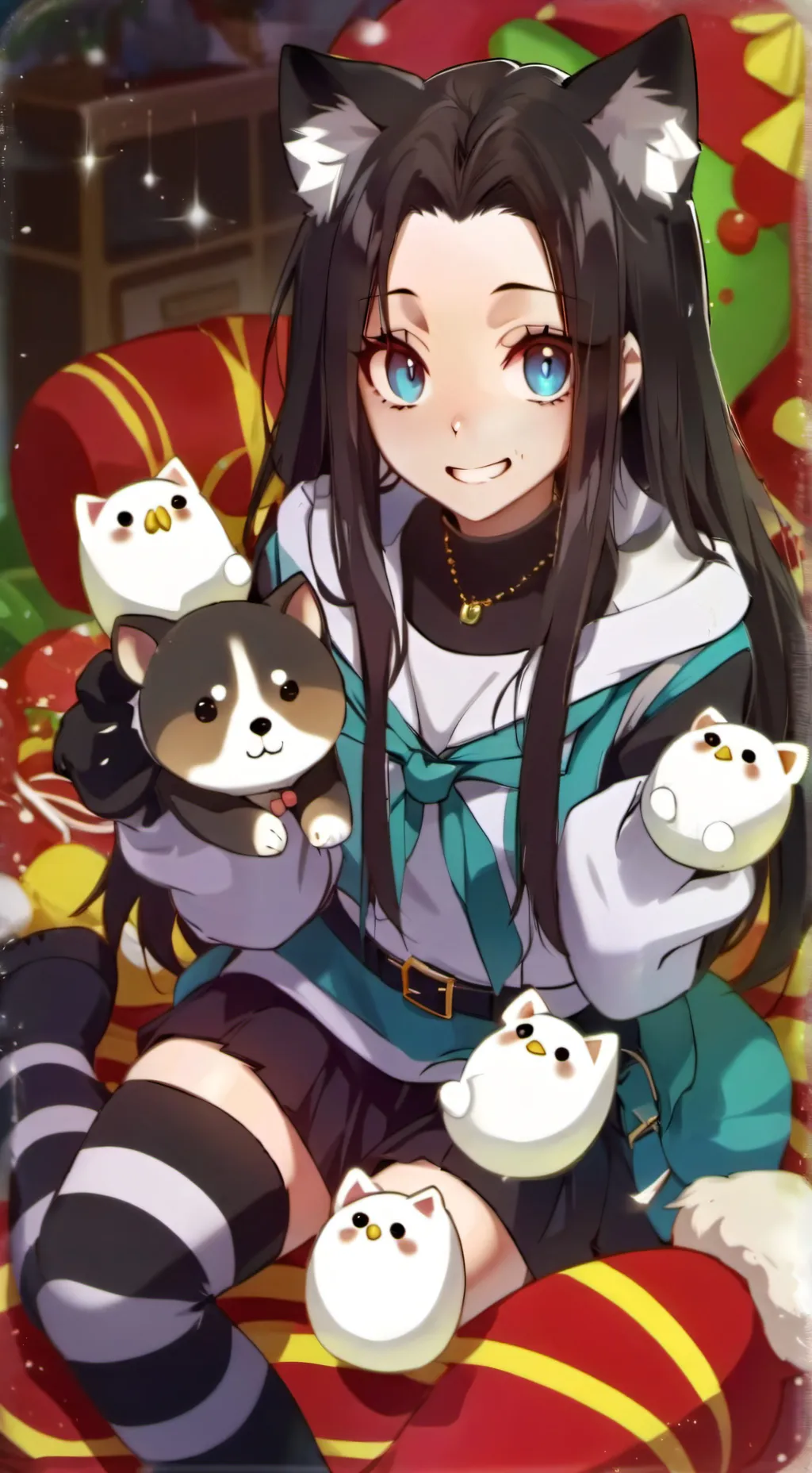 ai character: my friend group! background