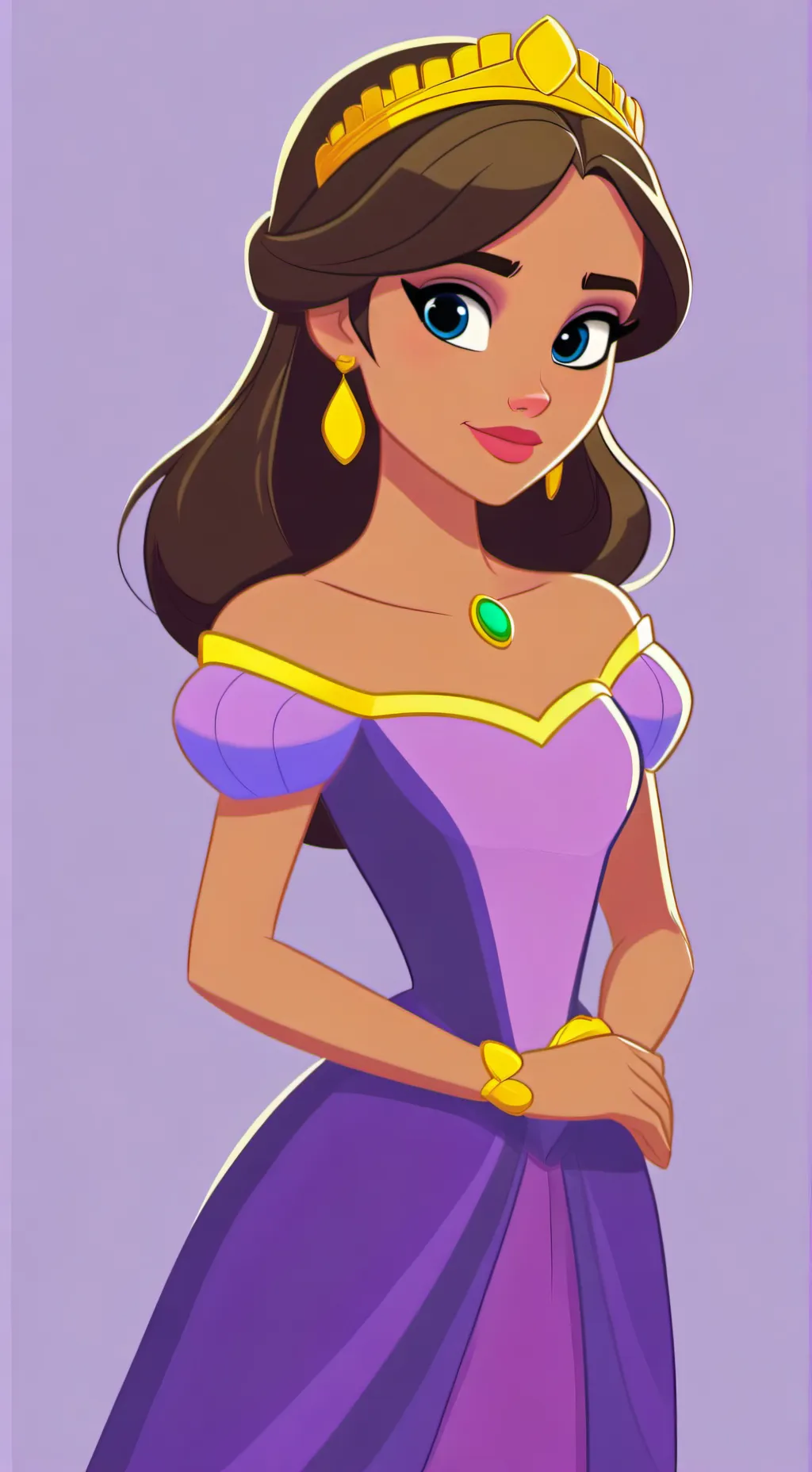 ai character: sofia the first  background